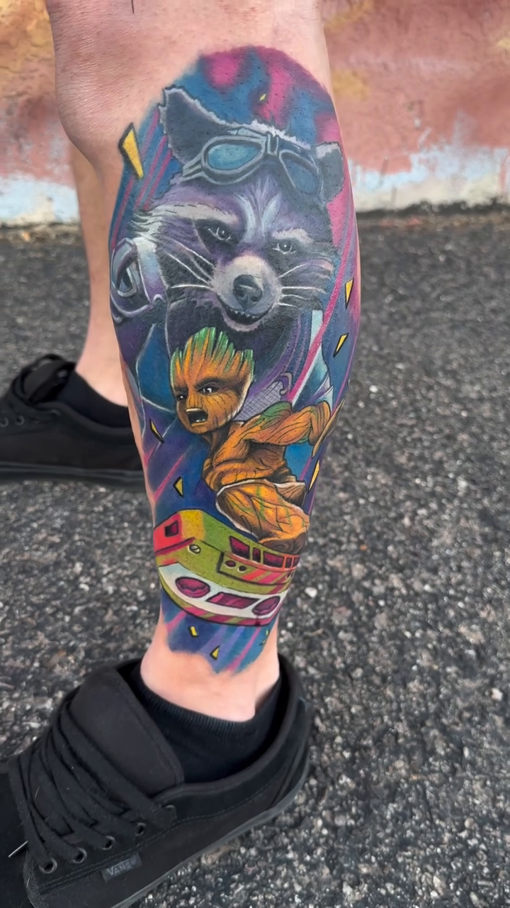 Tattoo by @inkplug__higherlevel — anime, realism