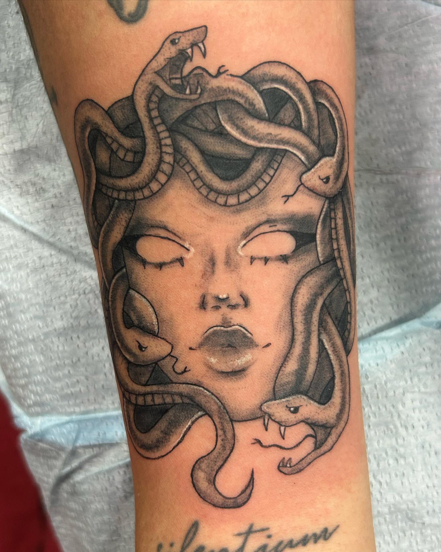 Tattoo by @d3athlore — black_and_grey, realism