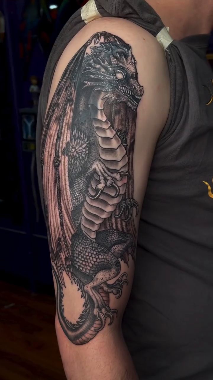 Tattoo by @artofmiguelangelflores — realism, dark_realism