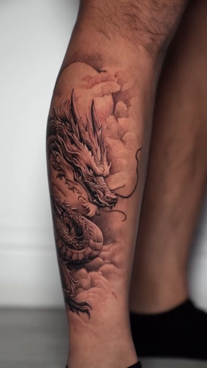 Tattoo by @dead_im_sure — japanese_irezumi, black_and_grey