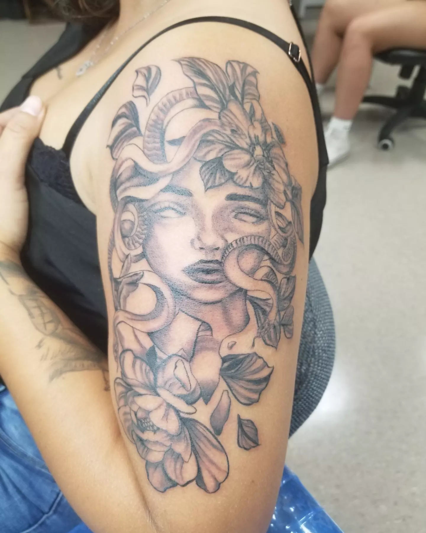Tattoo by @tattoos.by.miguelc — black_and_grey, realism