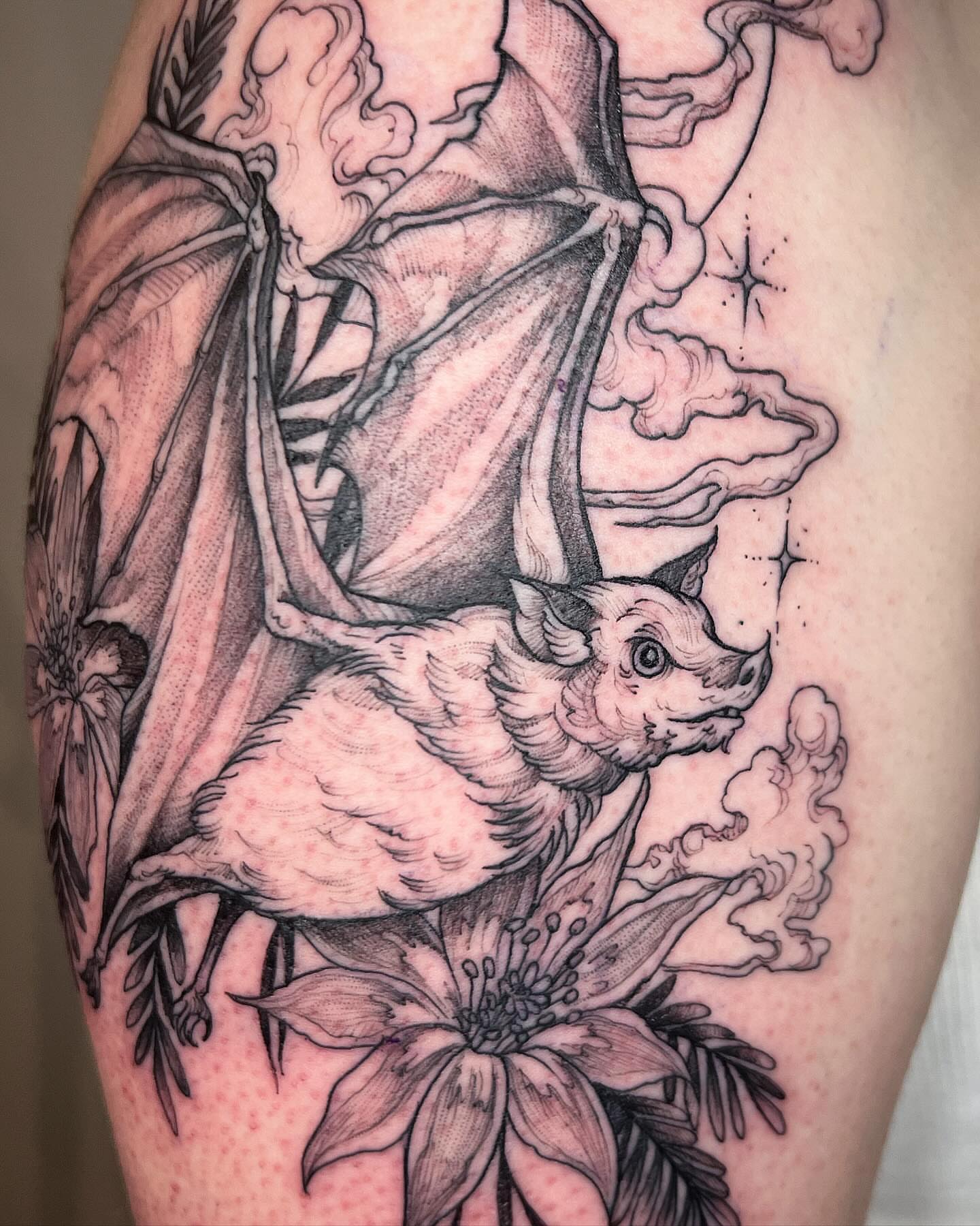 Tattoo by @judeletronik_tattoo — black_and_grey, realism