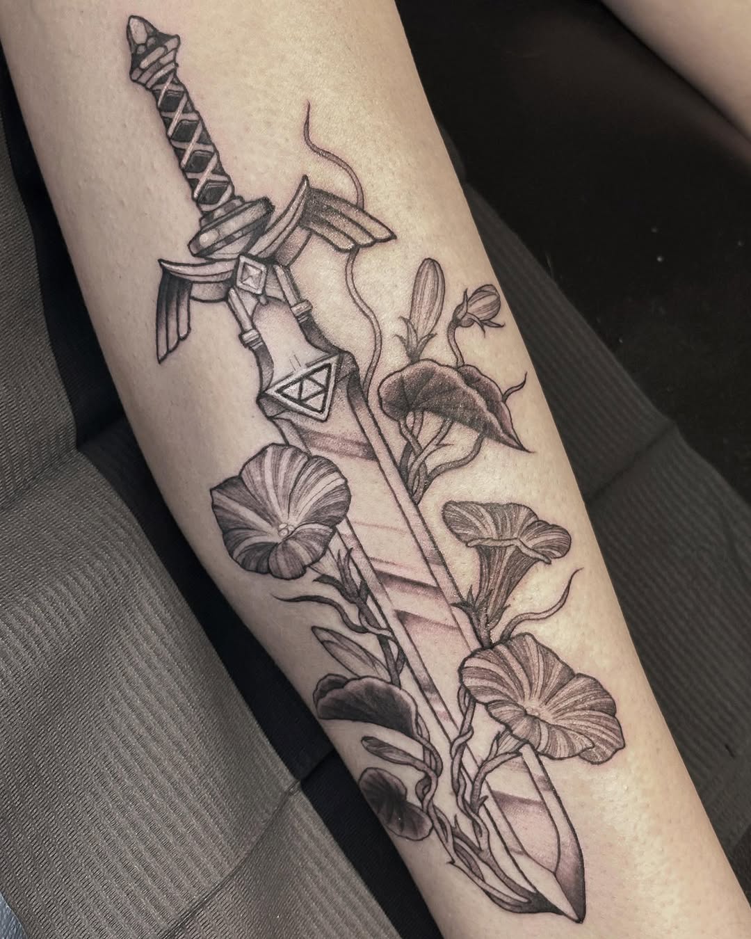 Tattoo by @langley_osborn — black_and_grey, realism