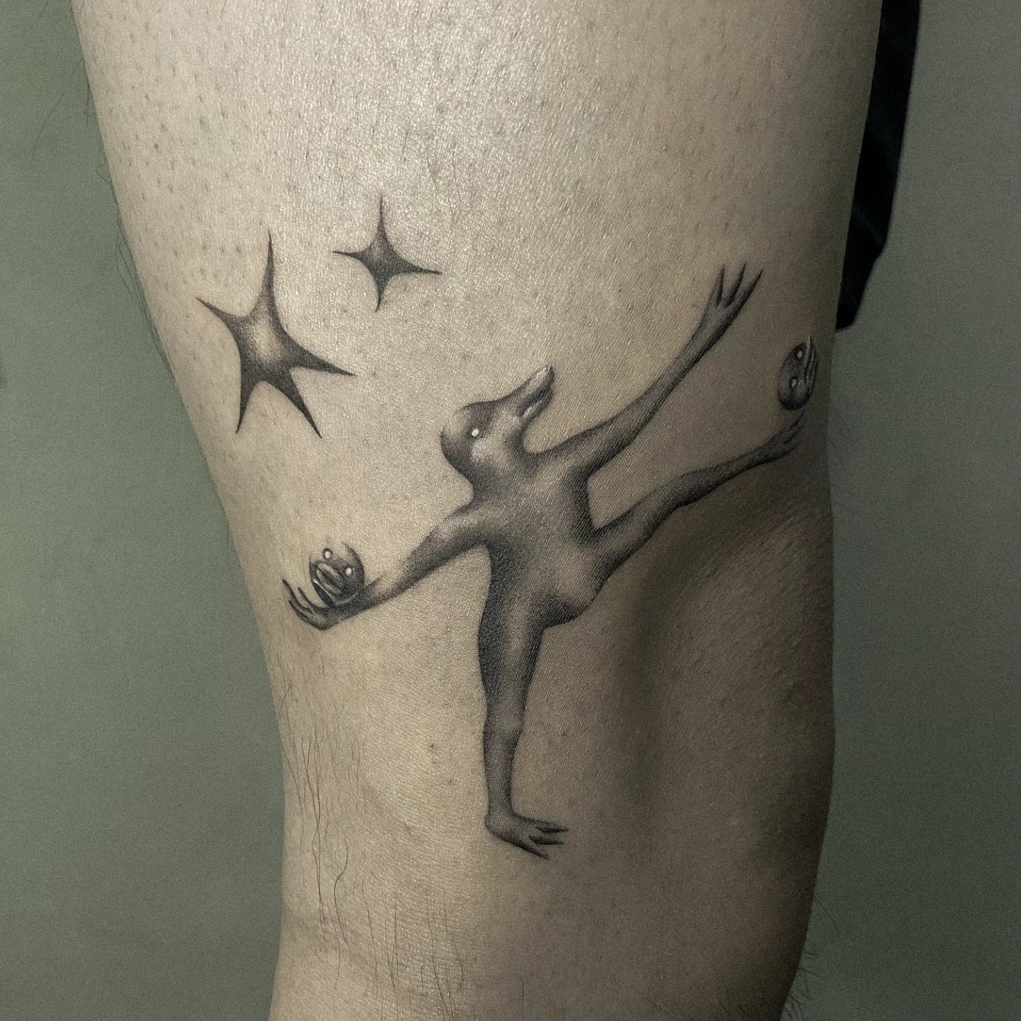 Tattoo by @gg_was_shocked — dotwork, realism