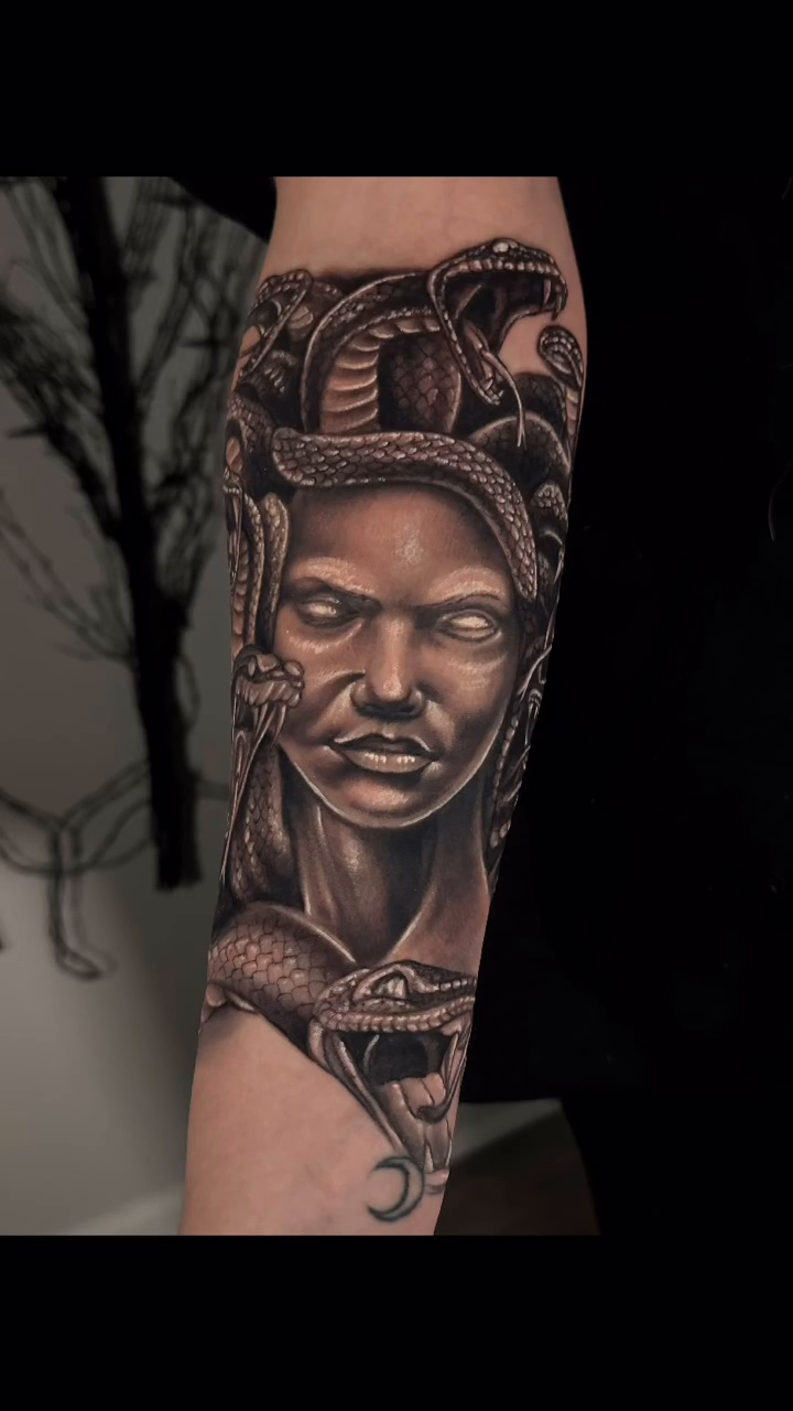 Tattoo by @jasonadkinstattoo — realism, dark_realism