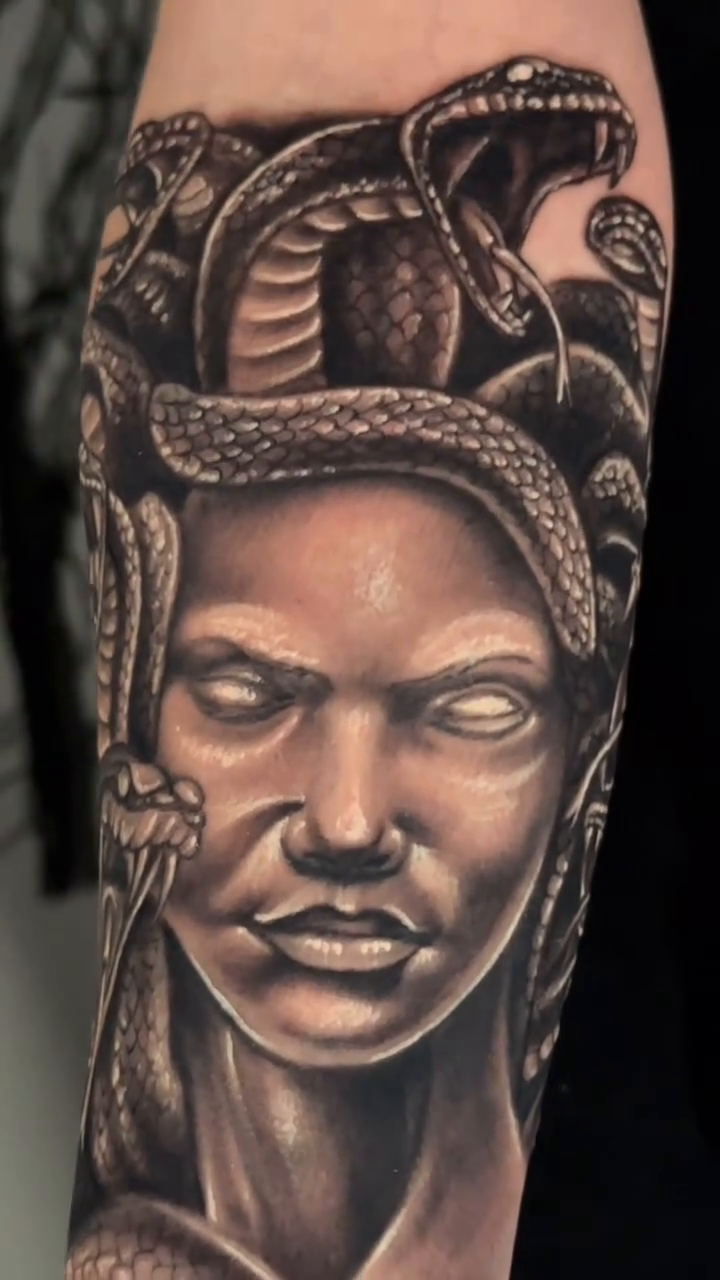 Tattoo by @jasonadkinstattoo — realism, black_and_grey