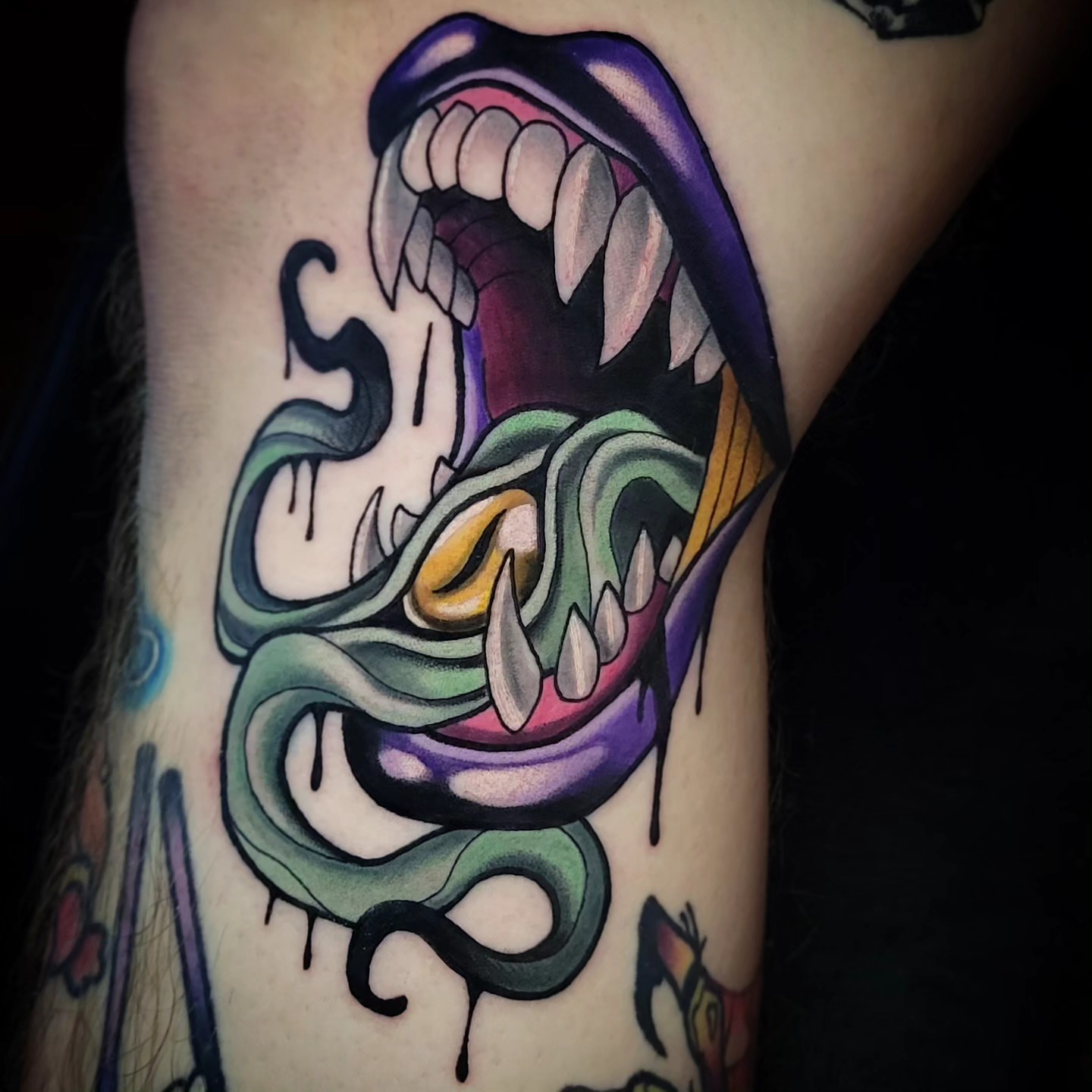 Tattoo by @lovelornpotato — american_traditional