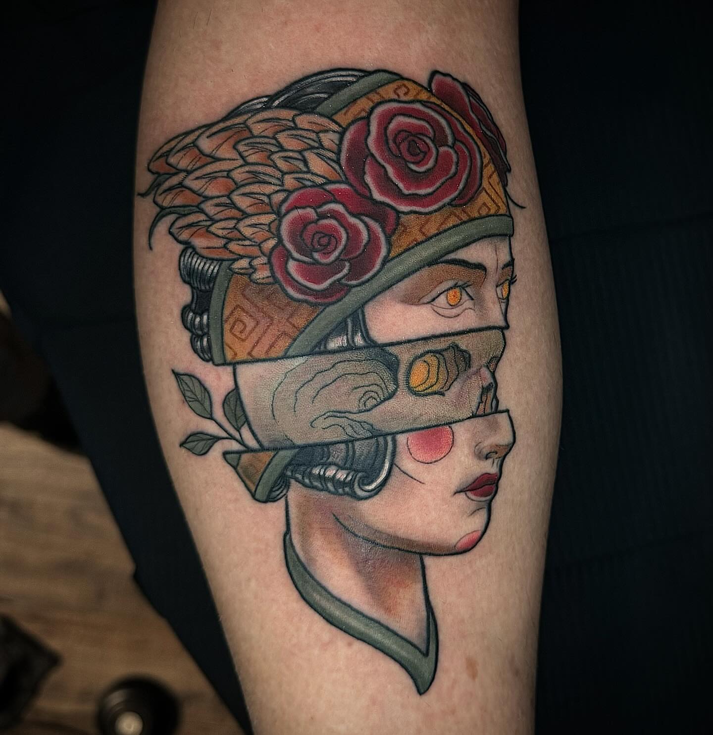Tattoo by @carterclvn — american_traditional, realism