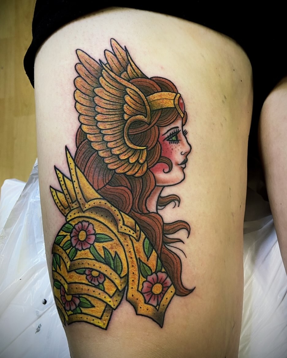 Tattoo by @josh_kirkpatrick_tattoo — american_traditional, dotwork