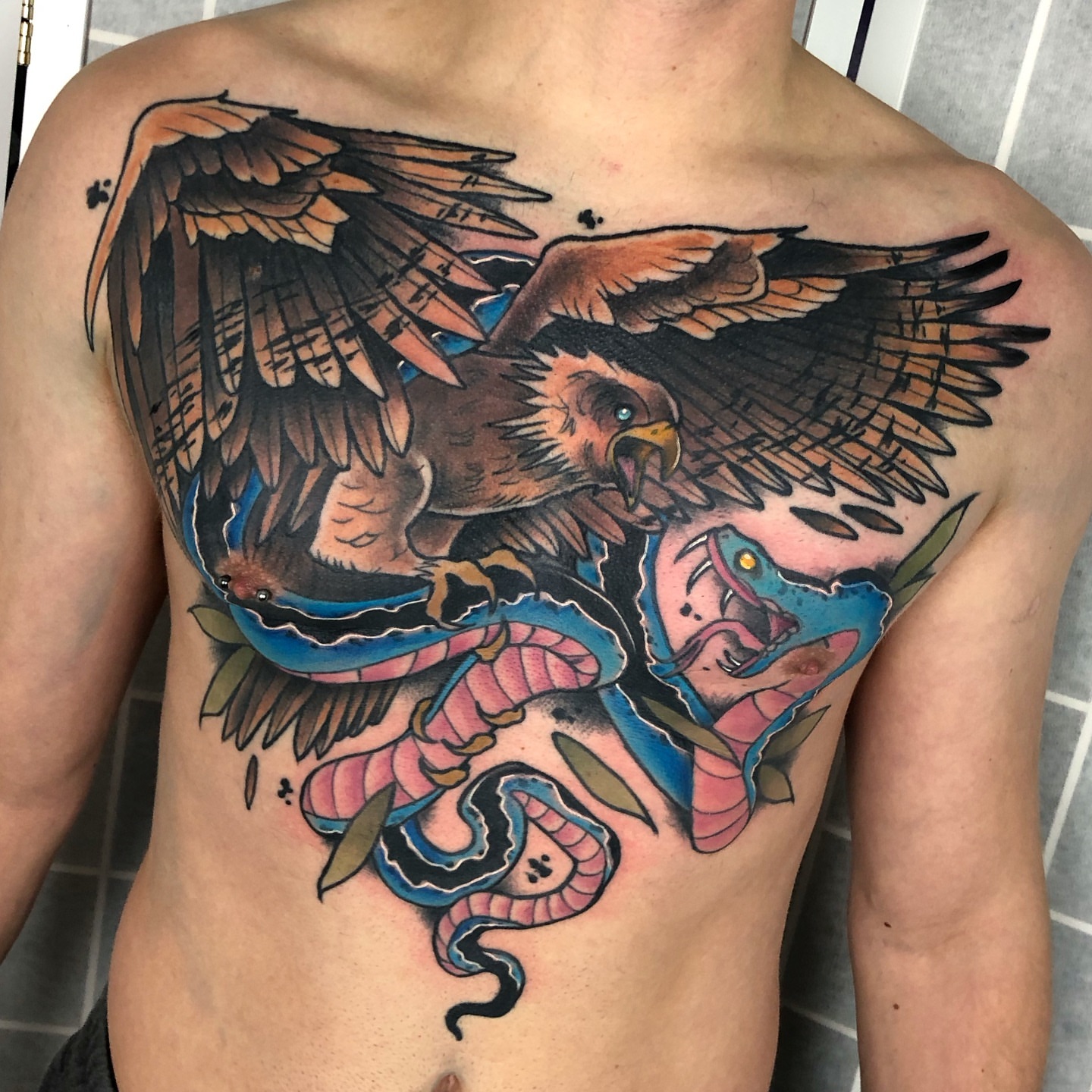 Tattoo by @leefscented β american_traditional, dotwork
