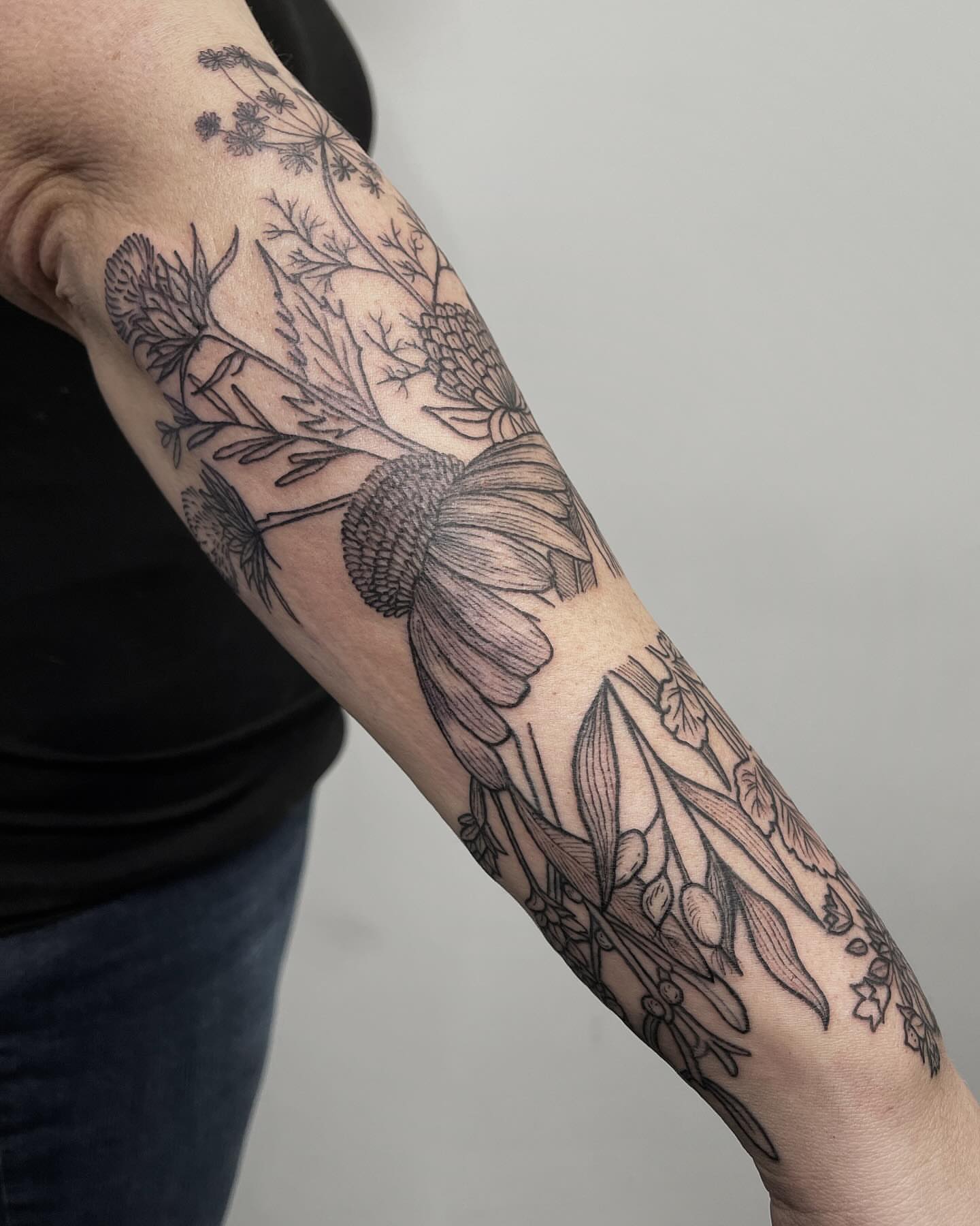 Tattoo by @auroura — black_and_grey, realism