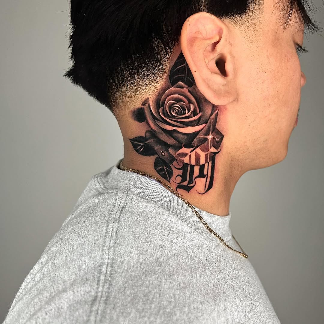 Tattoo by @stillballin6_ — black_and_grey, realism