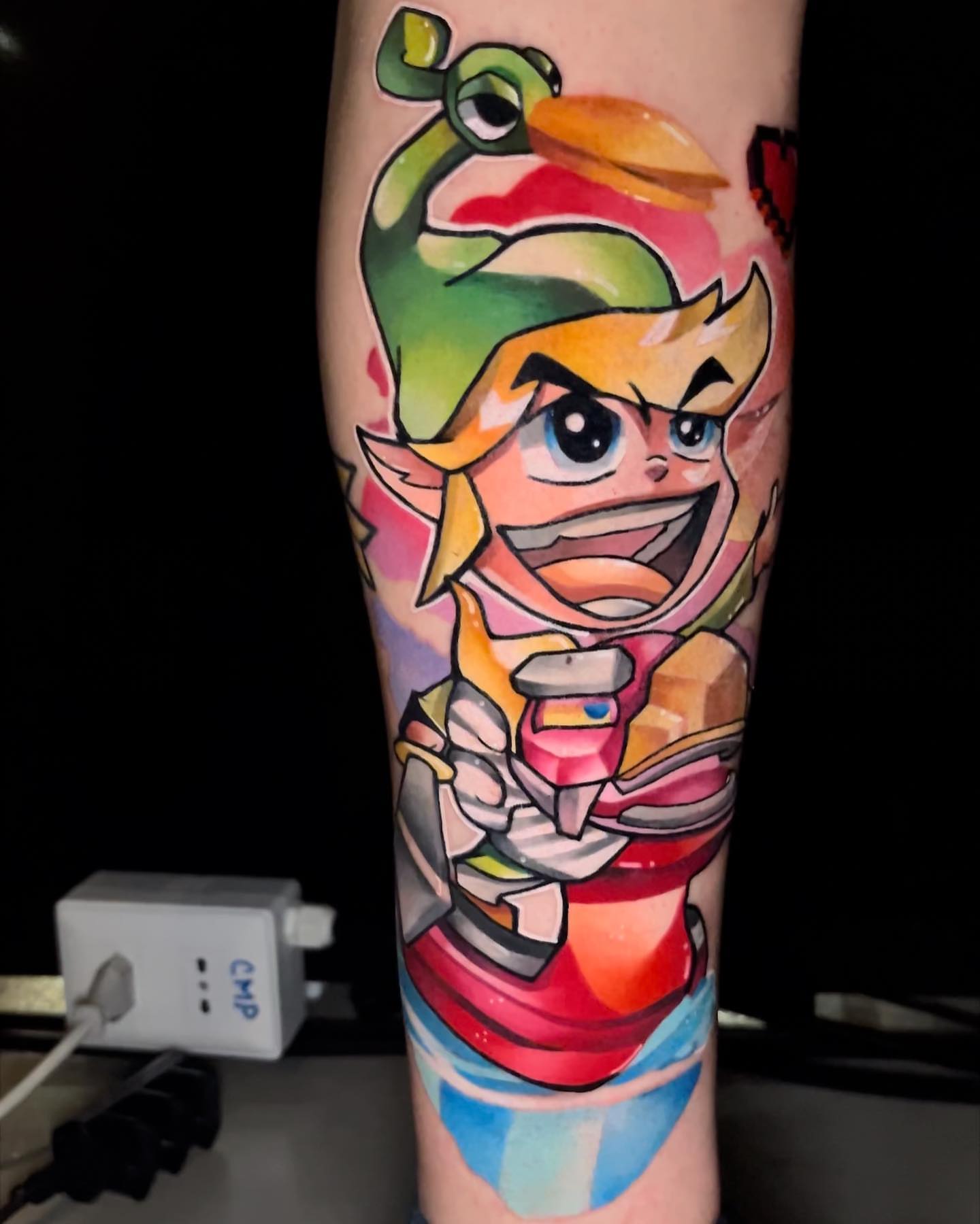 Tattoo by @changootattoo — new_school, anime