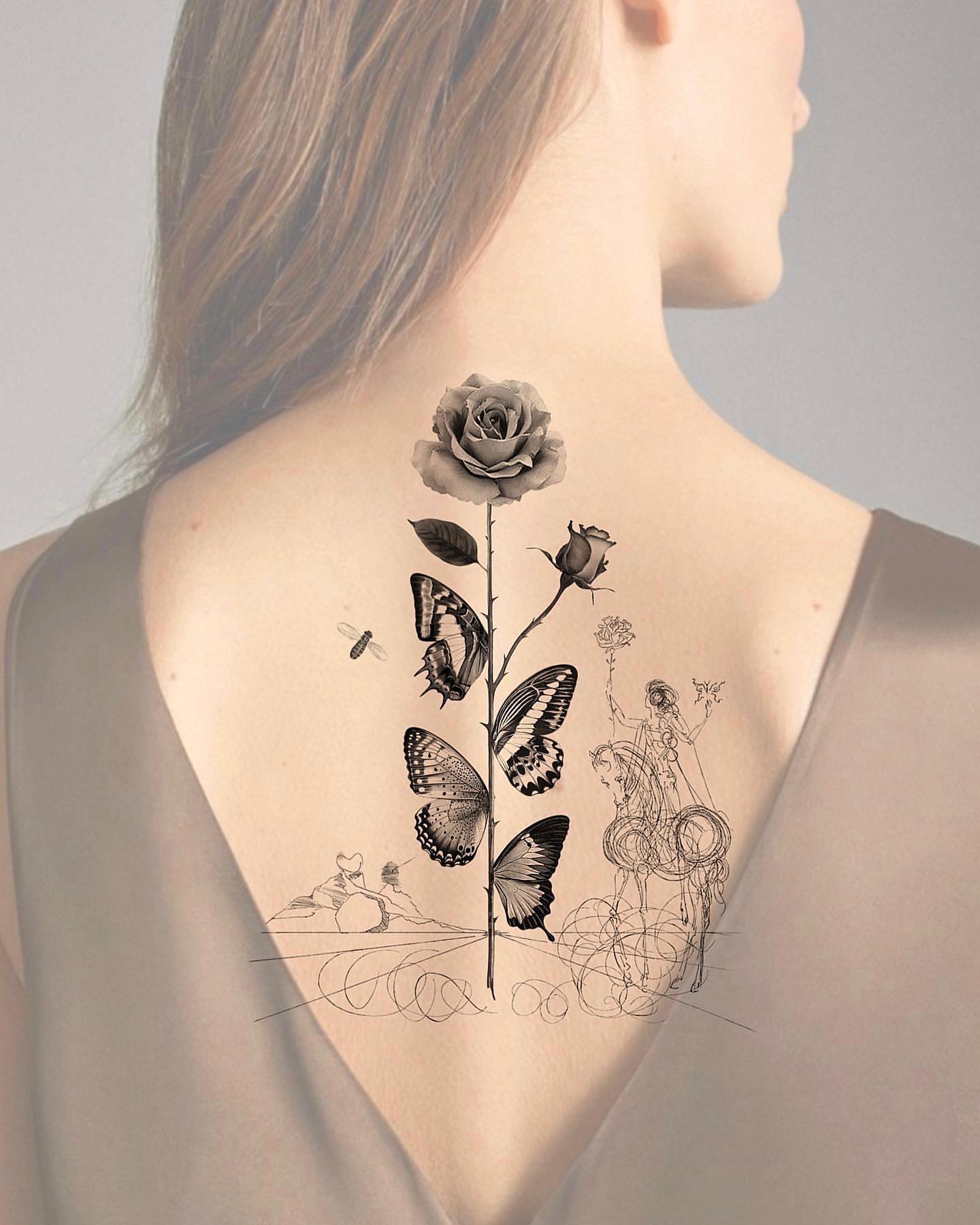 Tattoo by @linsey_tattooer — black_and_grey, realism