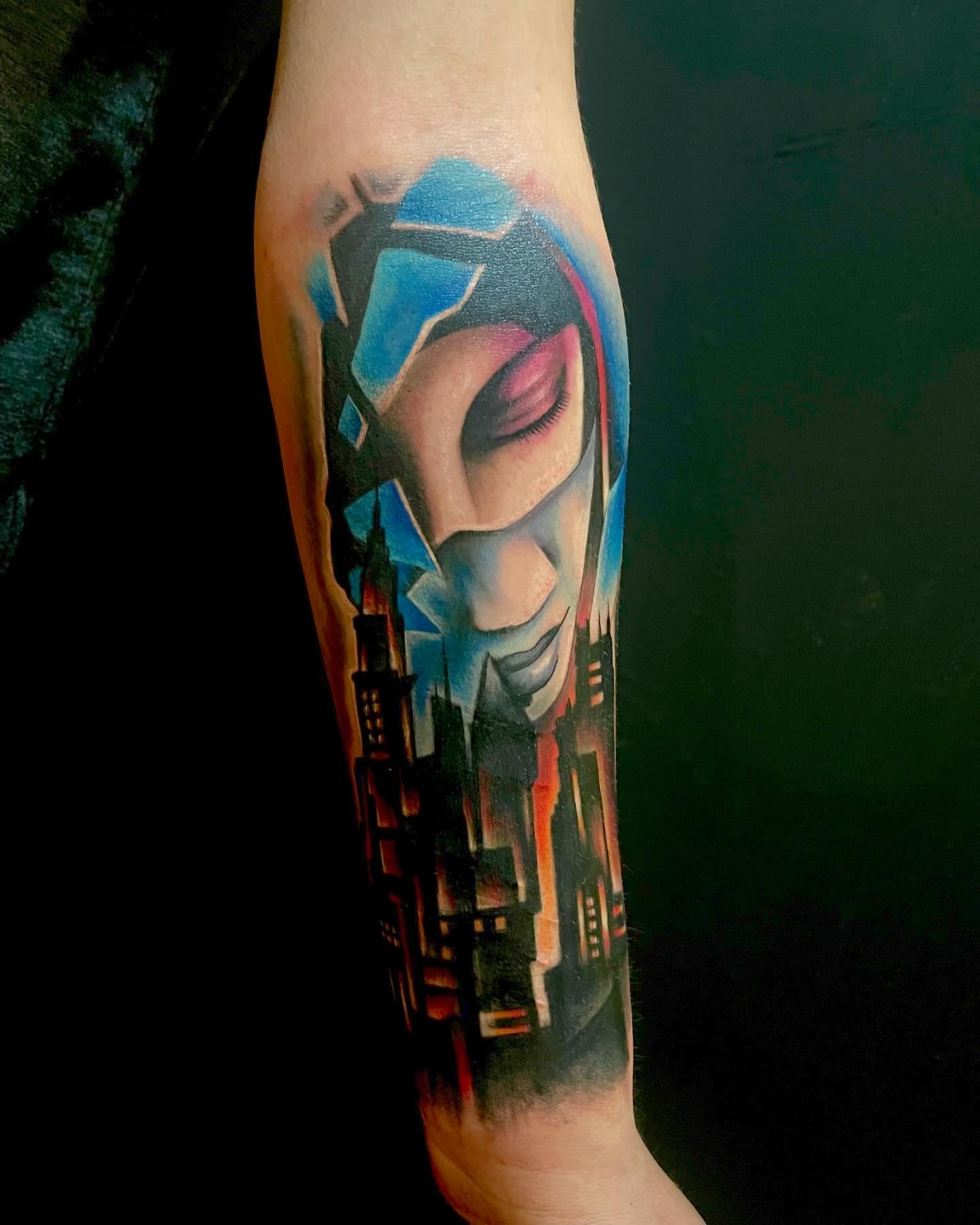 Tattoo by @svityktattoo_msk — geometric, illustrative