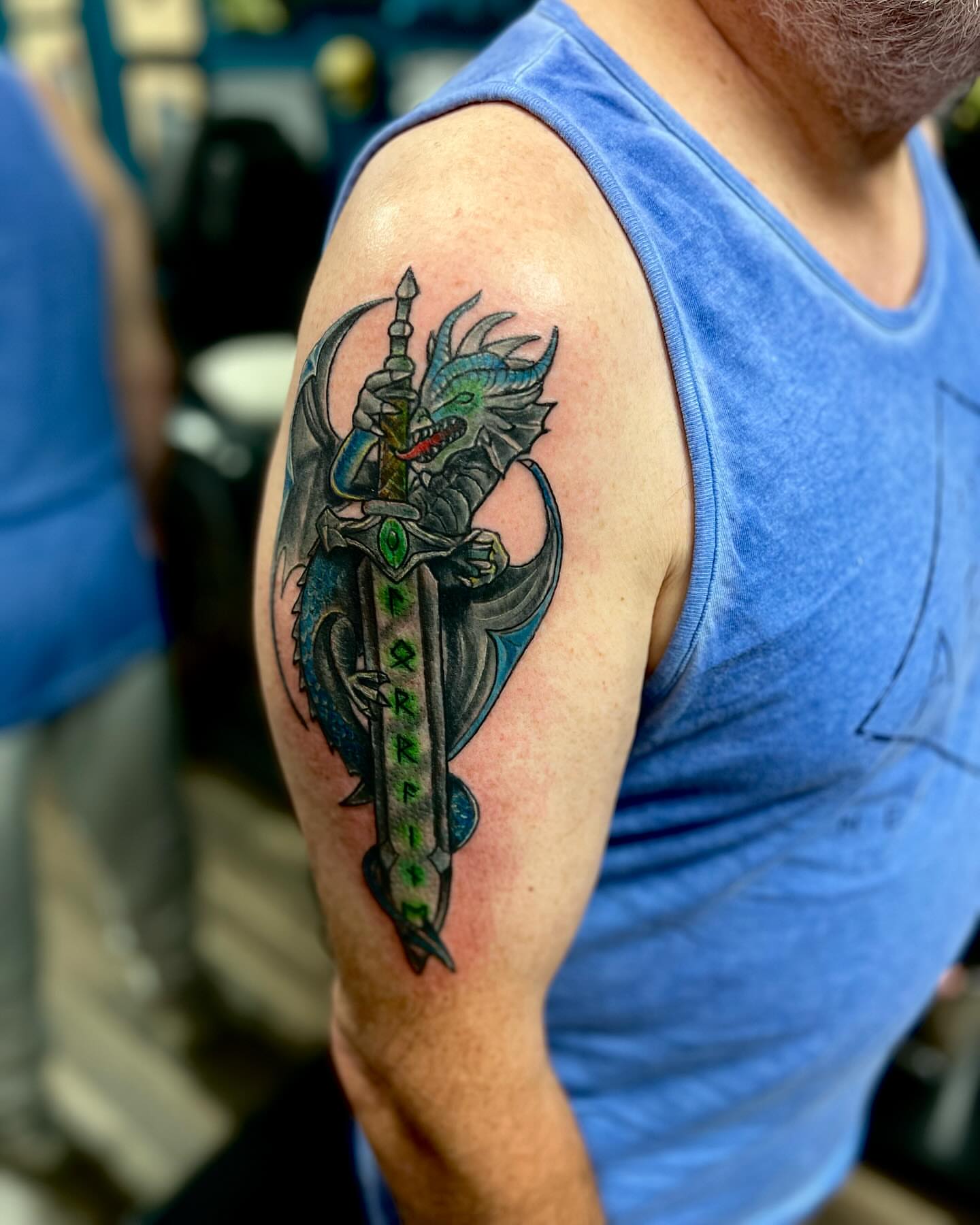 Tattoo by @jeffobrientattoos — neo_traditional, realism