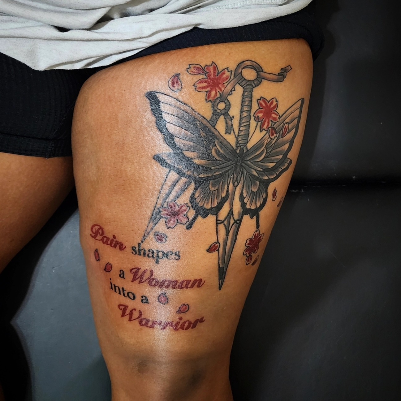 Tattoo by @rome_ink_tattoo — black_and_grey