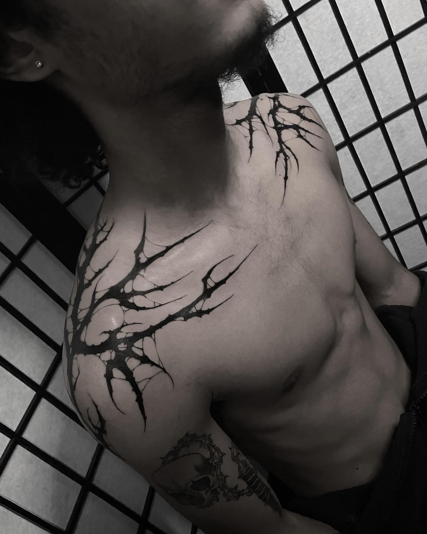 Tattoo by @sofiarosetattoos — black_and_grey