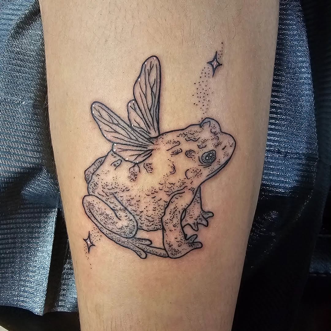 Tattoo by @gudeahn_art — fine_line, dotwork