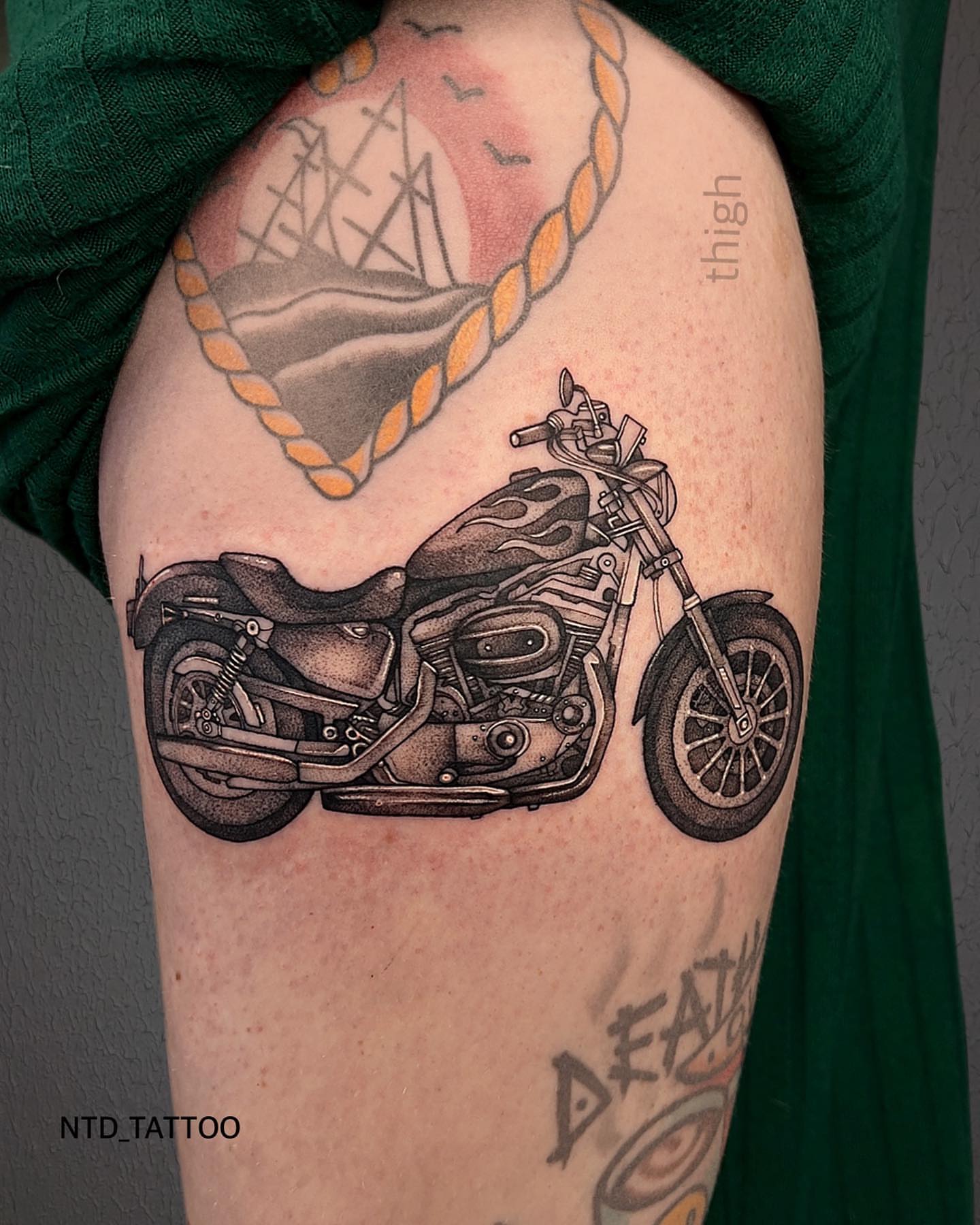 Tattoo by @ntd_tattoo — black_and_grey