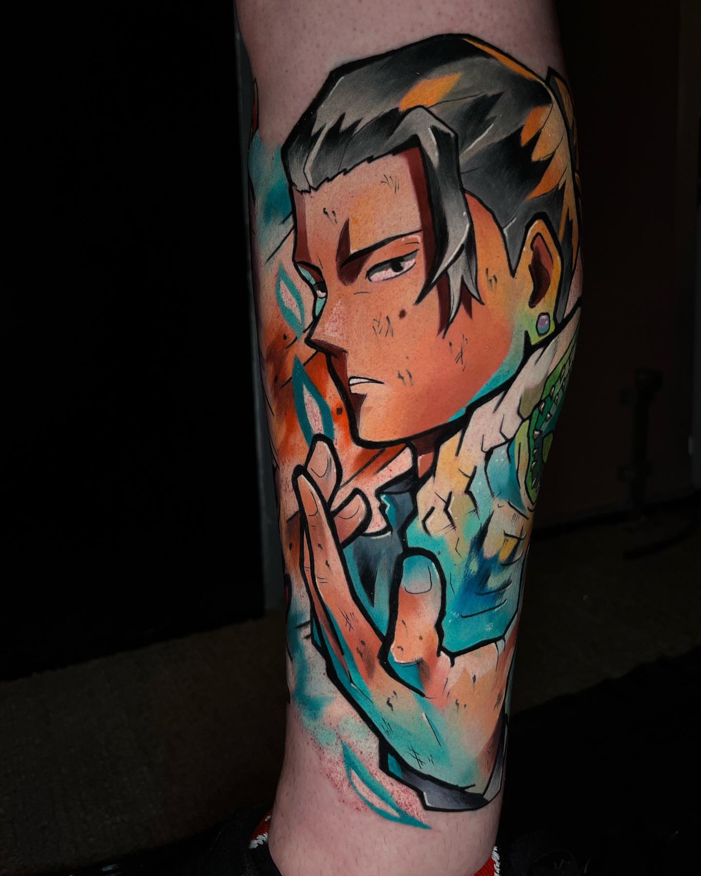 Tattoo by @changootattoo — anime