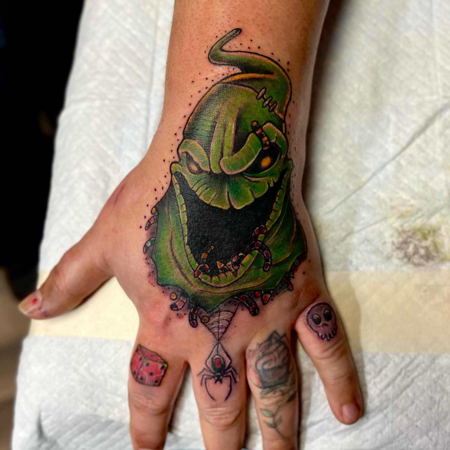 Tattoo by @jeffobrientattoos — dotwork, realism