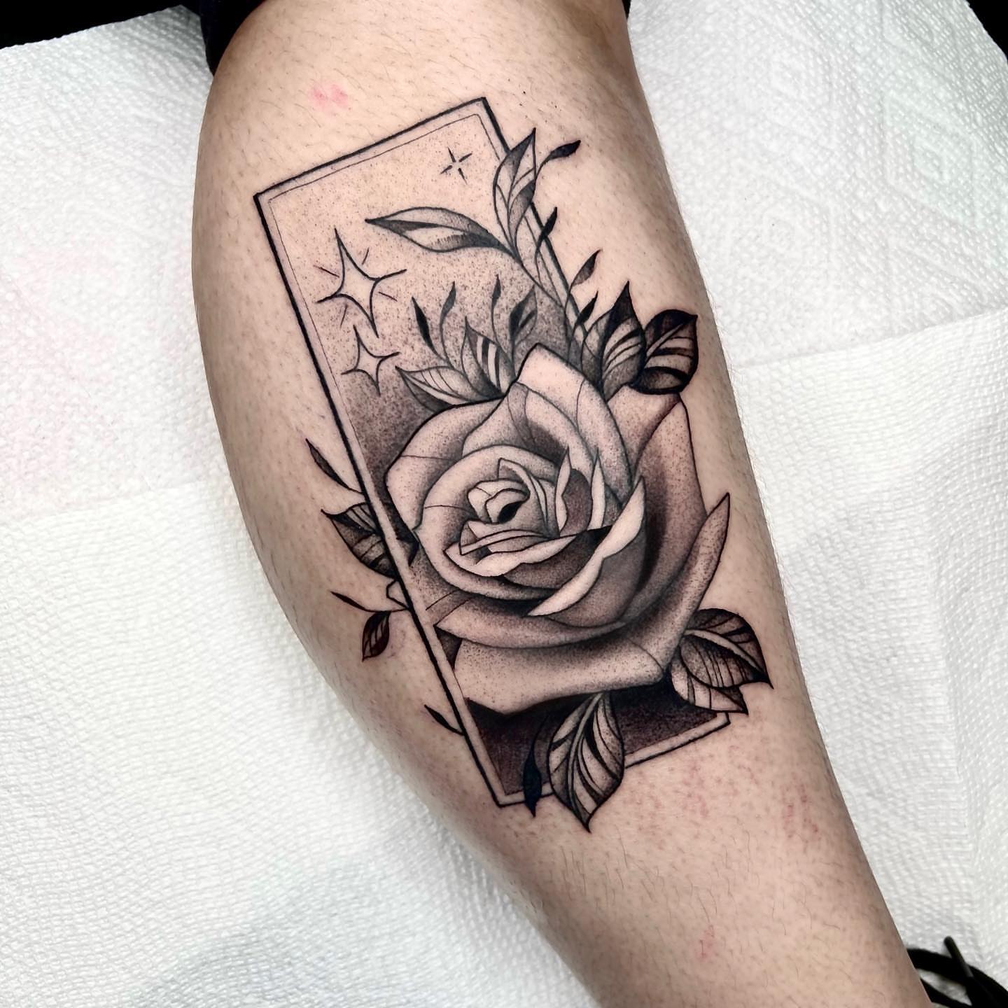 Tattoo by @dannonphantom — black_and_grey, realism
