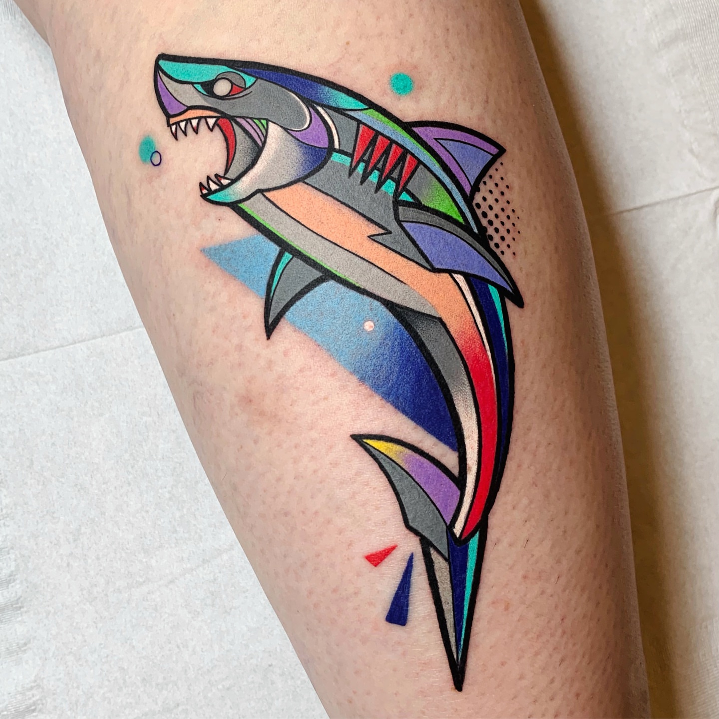 Tattoo by @hurjaesae — geometric