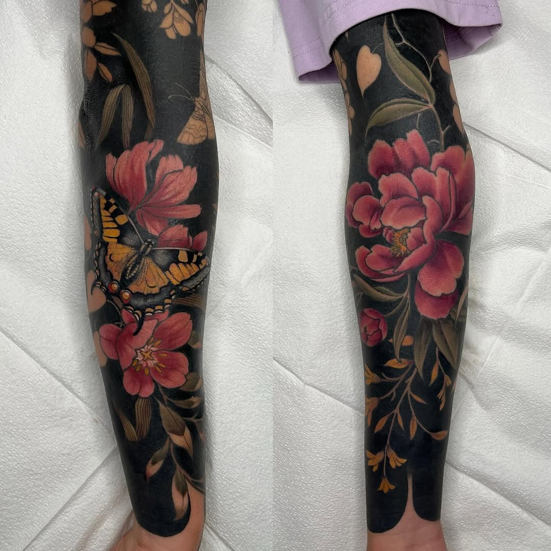Tattoo by @attackofthe50footwoman — japanese_irezumi, blackwork