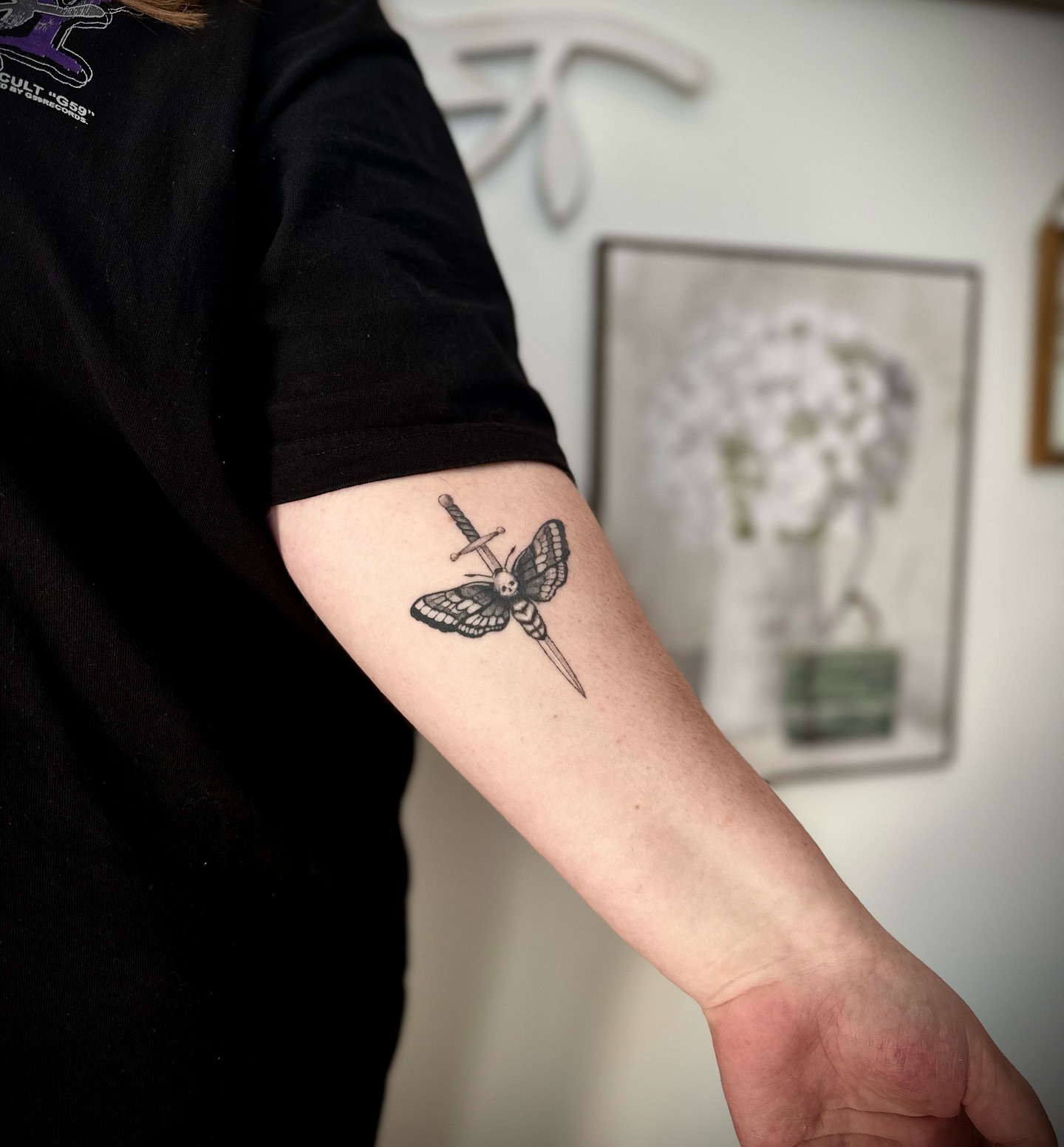 Tattoo by @timothythetattooist — black_and_grey