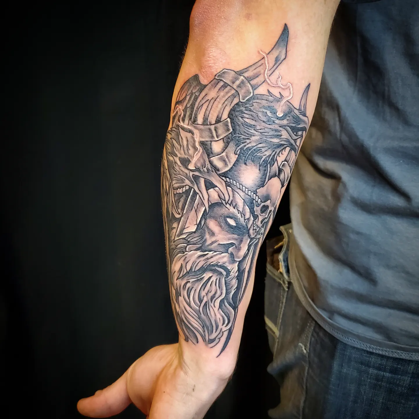 Tattoo by @tattoosbyginger_ — black_and_grey, realism