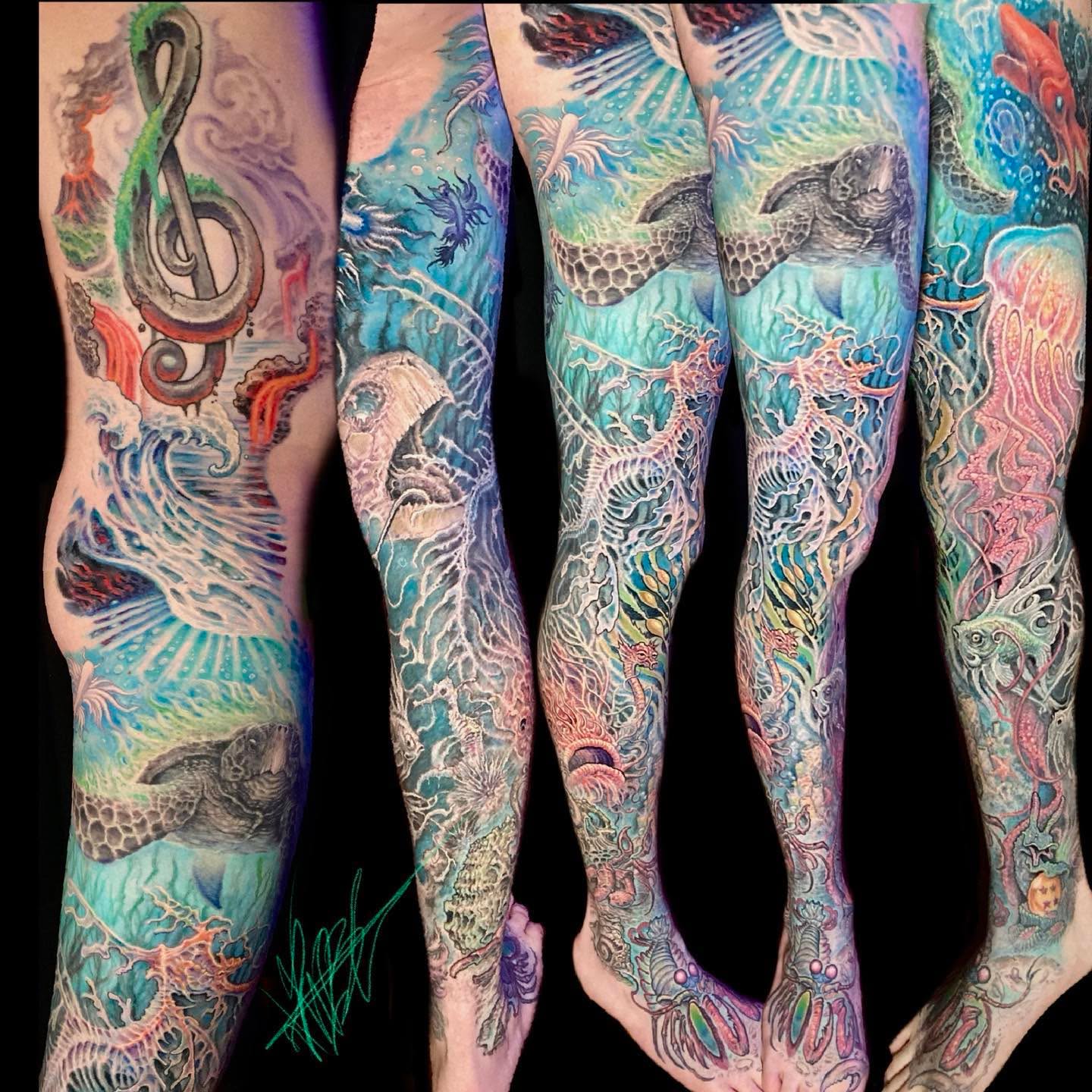 Tattoo by @jwheelwrighttattoos — new_school, watercolor