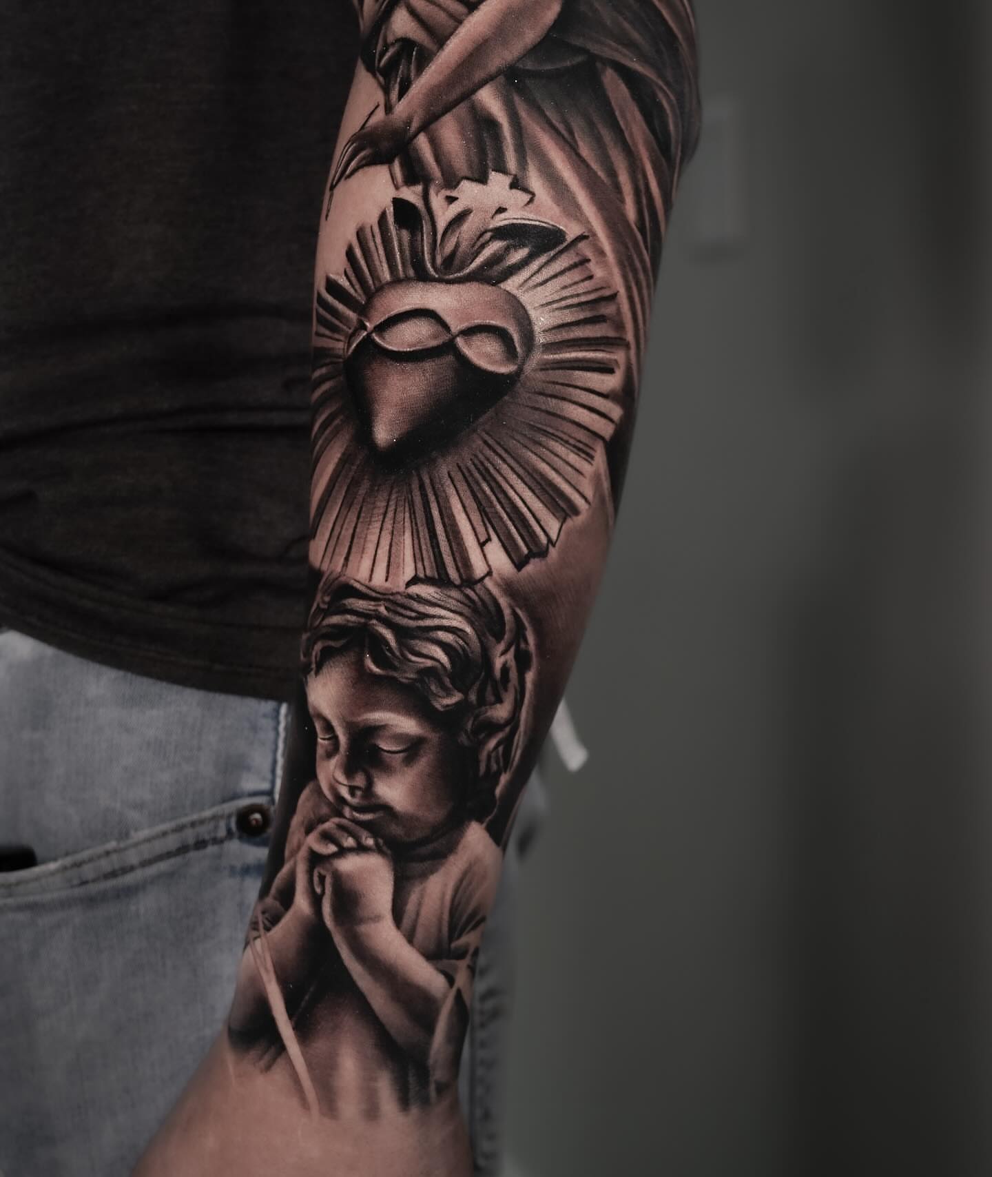 Tattoo by @ember.cesar — black_and_grey, realism