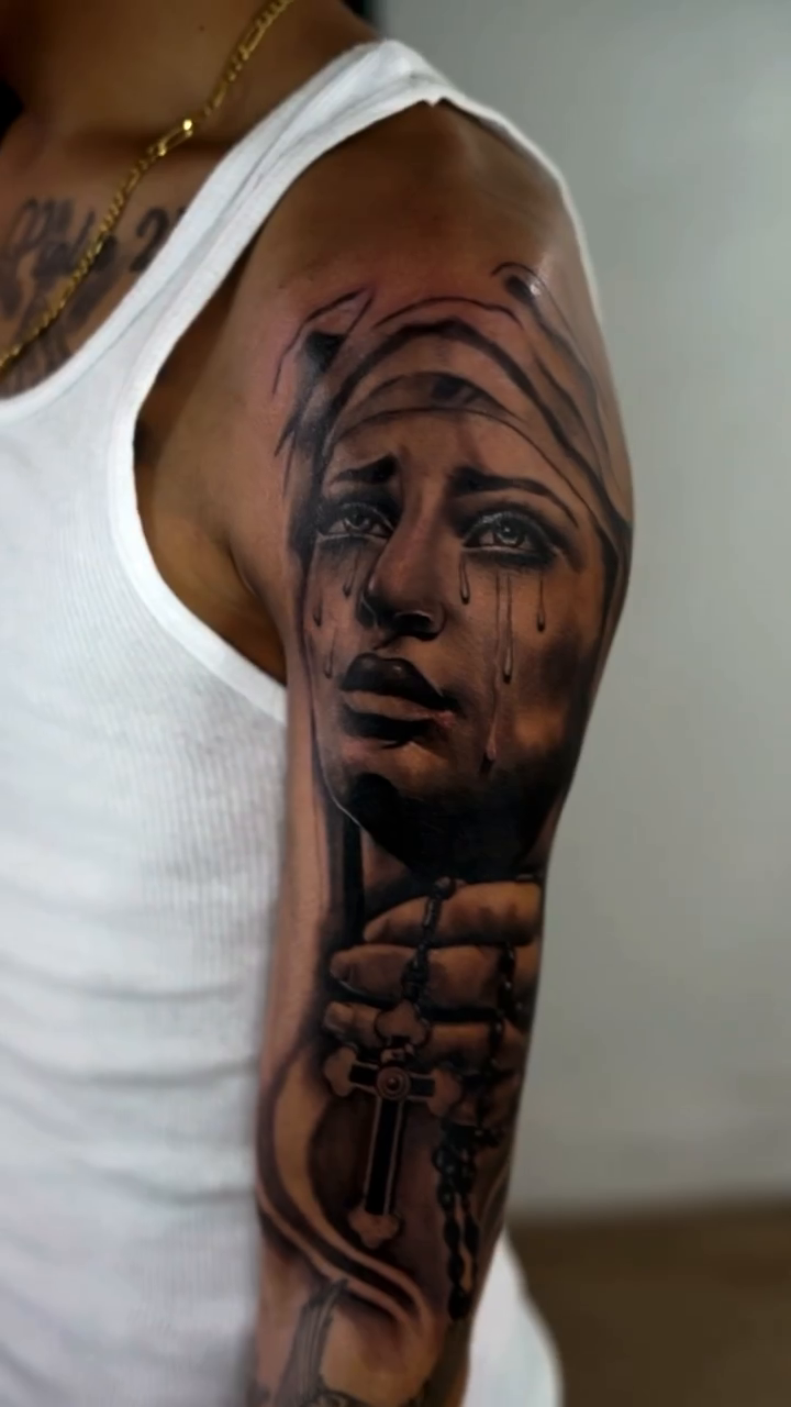 Tattoo by @thejoshacosta — realism, black_and_grey