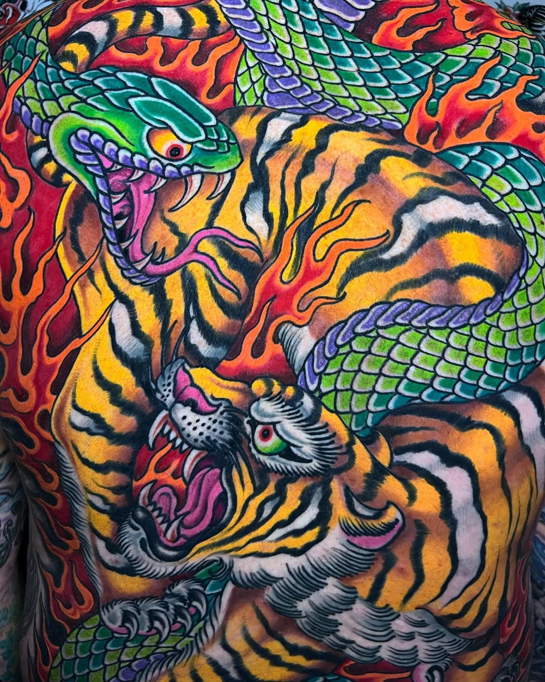 Tattoo by @tattoosbybarron — japanese_irezumi, neo_traditional