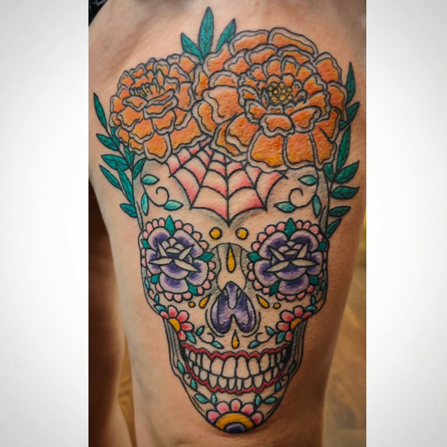 Tattoo by @artoftheblackwolf — chicano