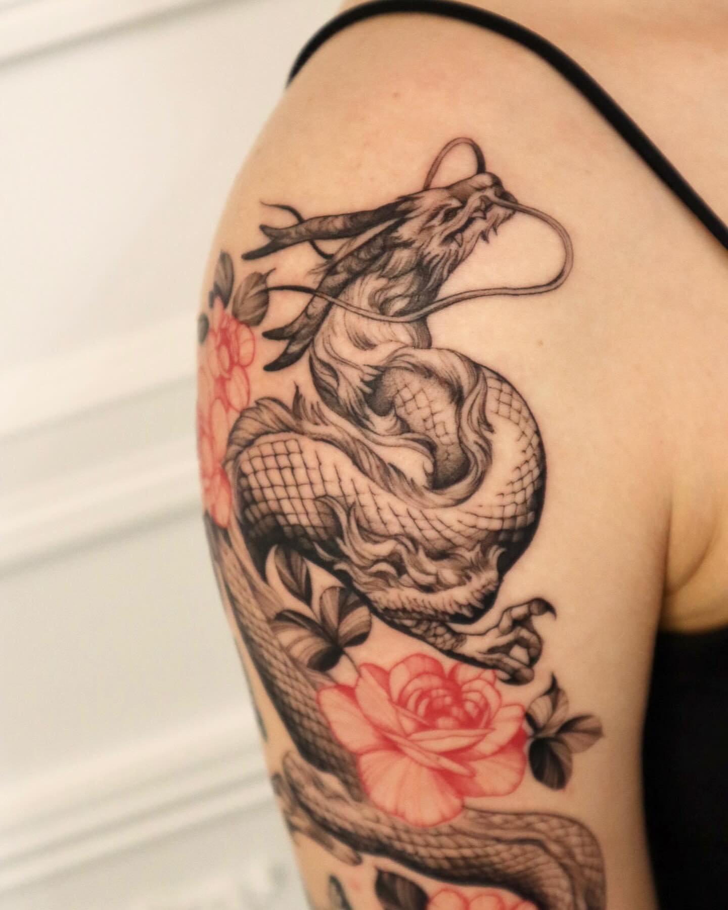 Tattoo by @rit13_ink — black_and_grey, realism