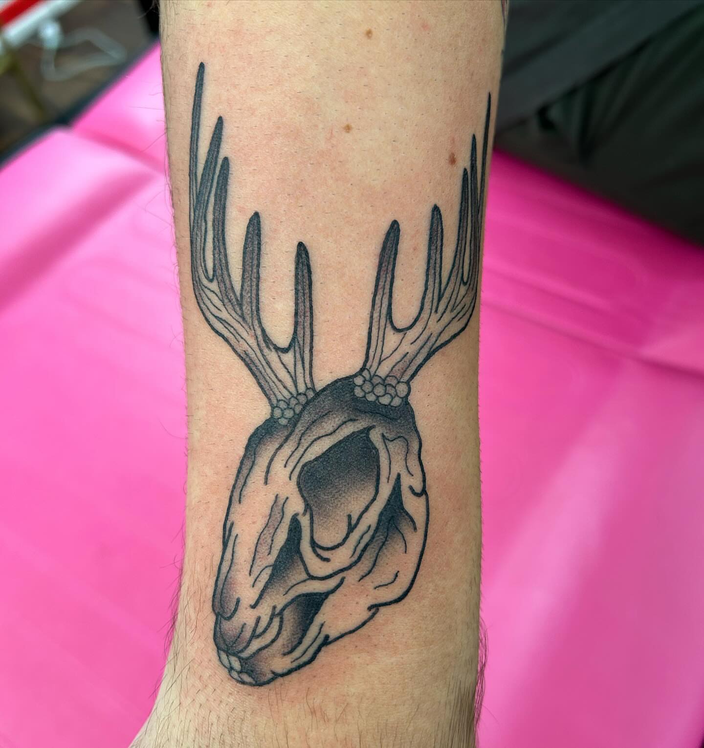 Tattoo by @peytonhaastattoo — black_and_grey, realism