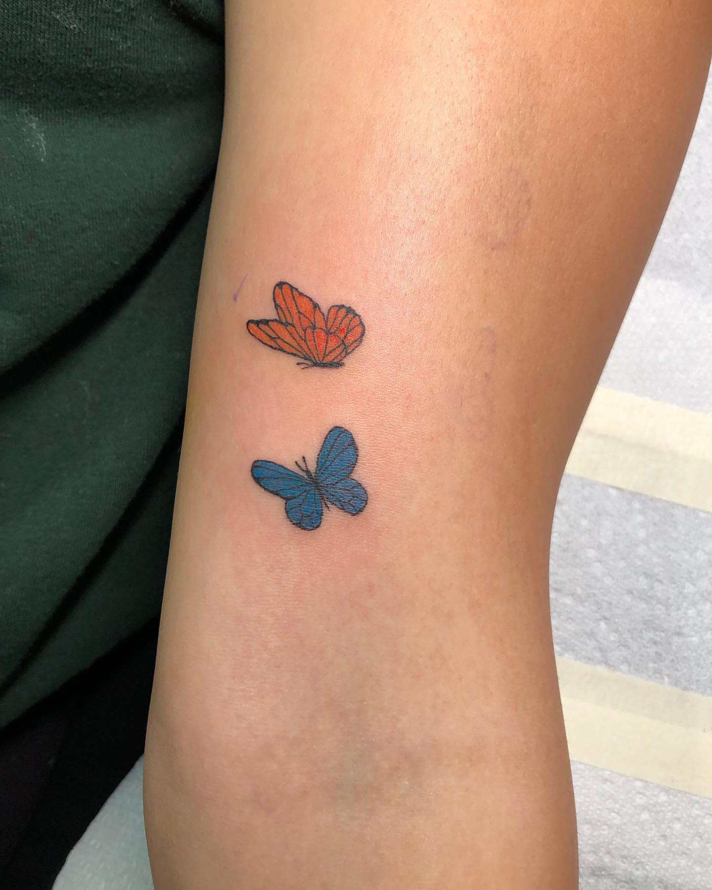 Butterfly dotwork tattoo on the forearm by πΈππππ¦π£ππΈ