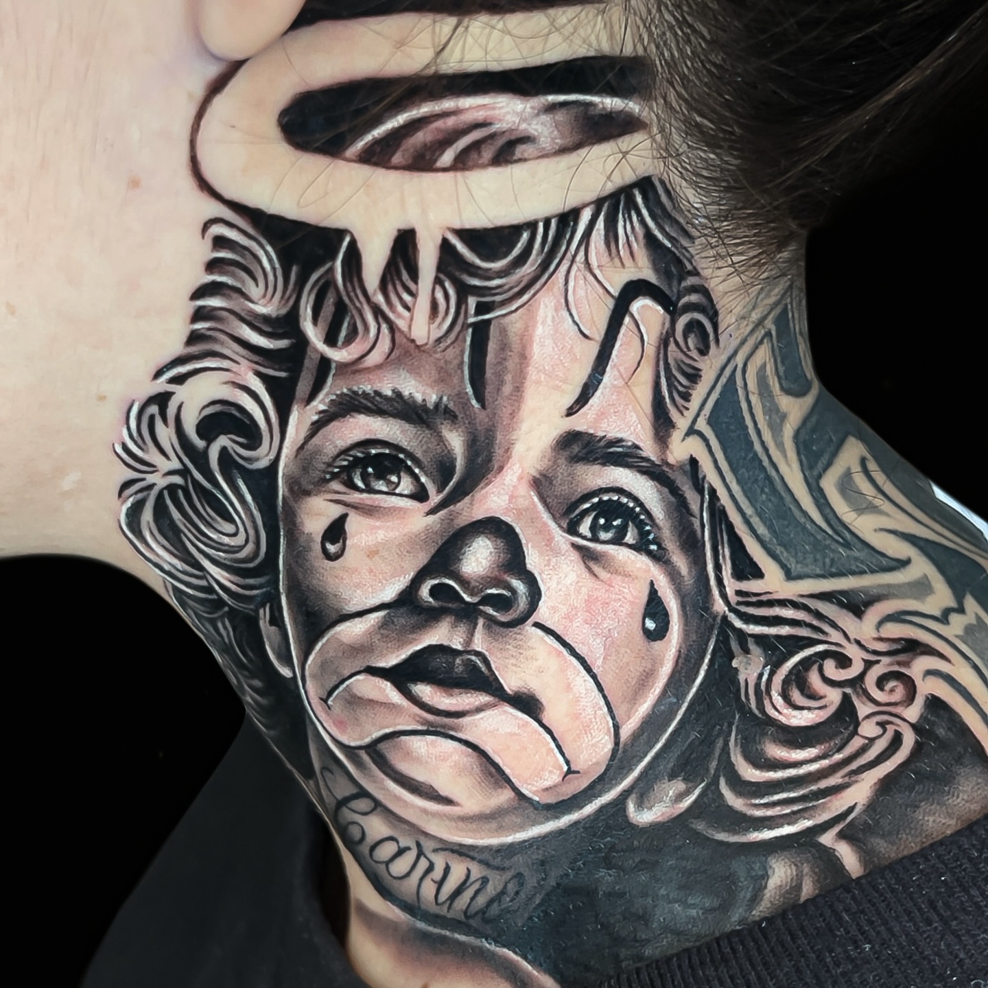 Tattoo by @ibanez773 — realism, dark_realism