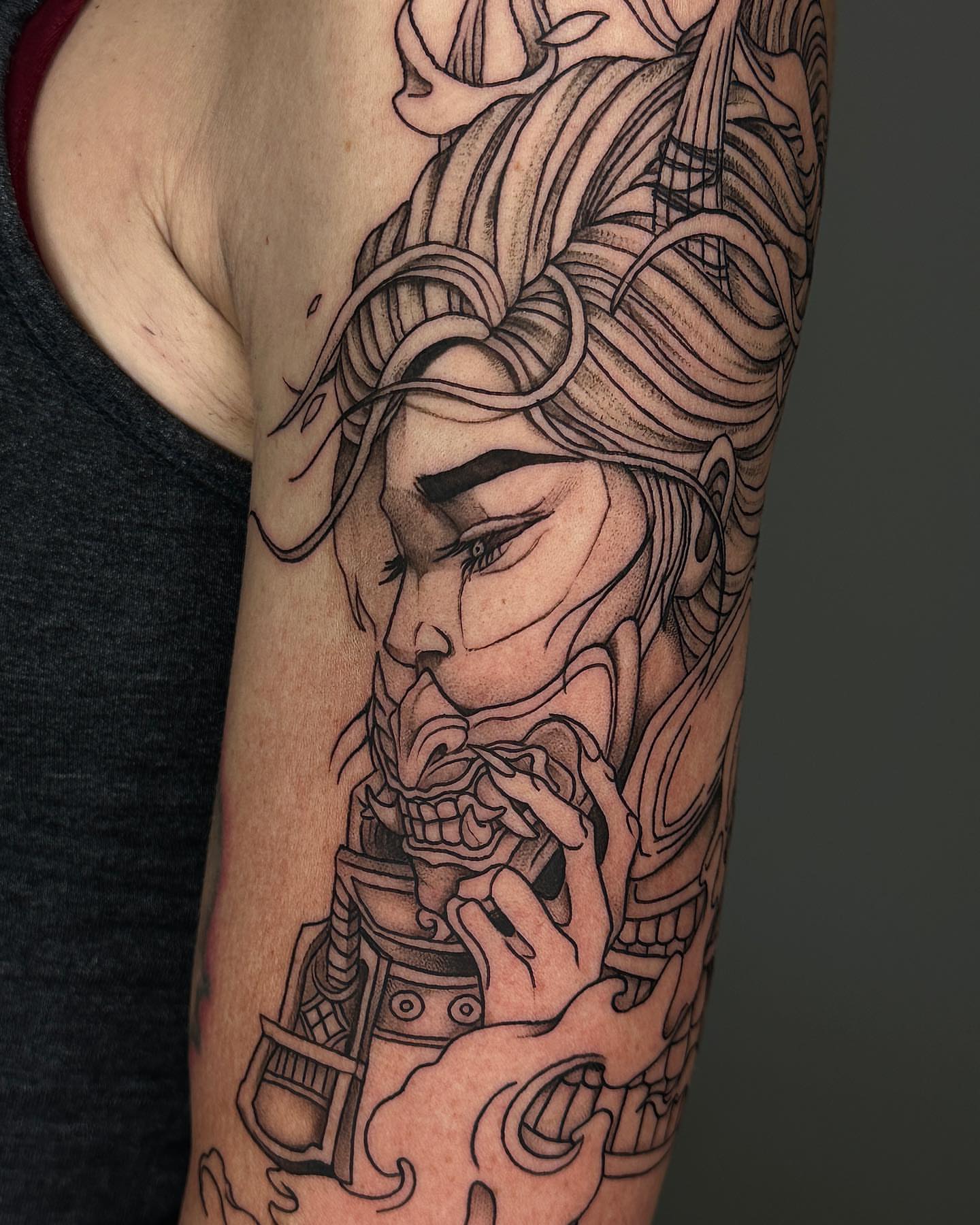 Tattoo by @art_lllex — black_and_grey, realism
