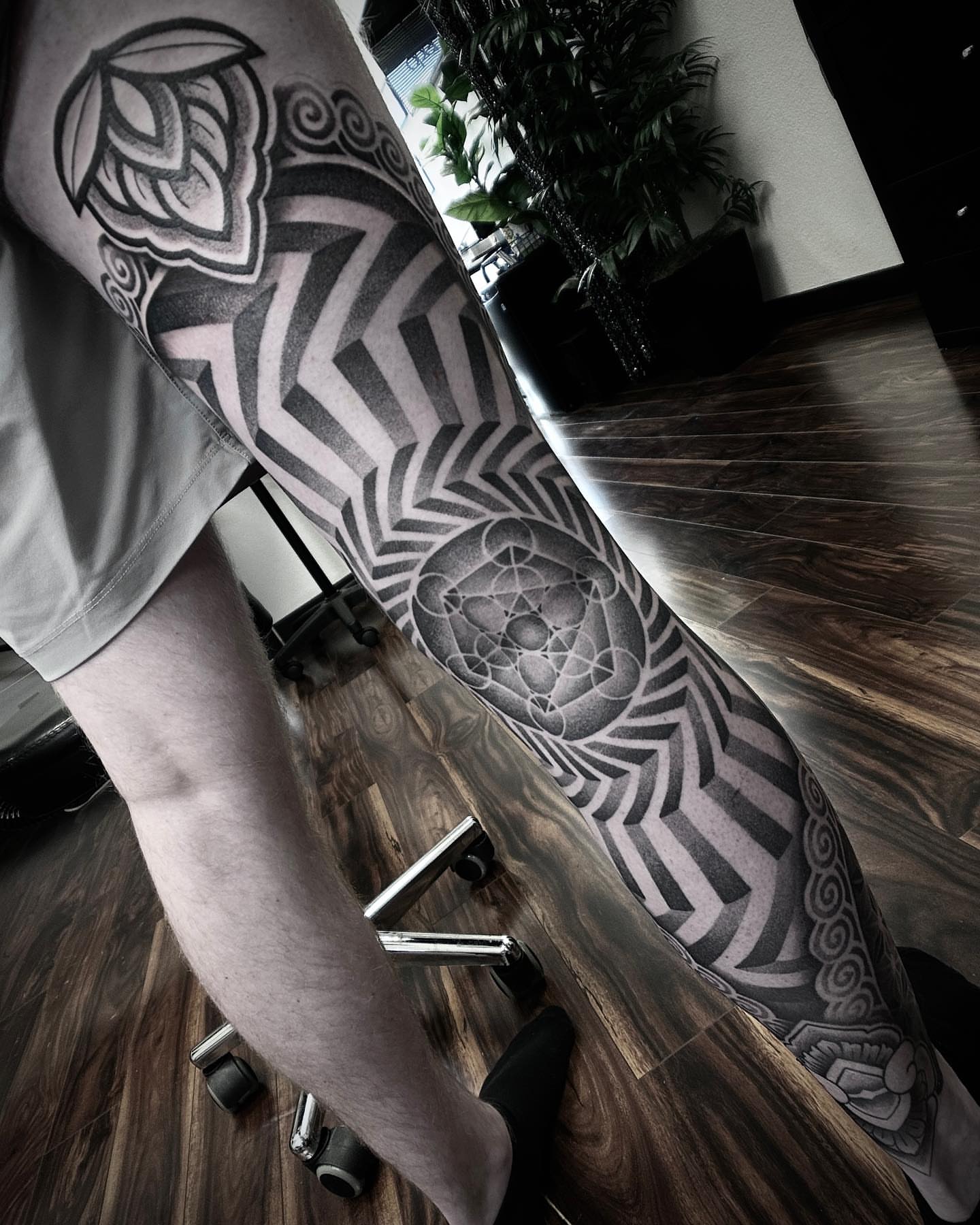 Tattoo by @jc_tats — geometric