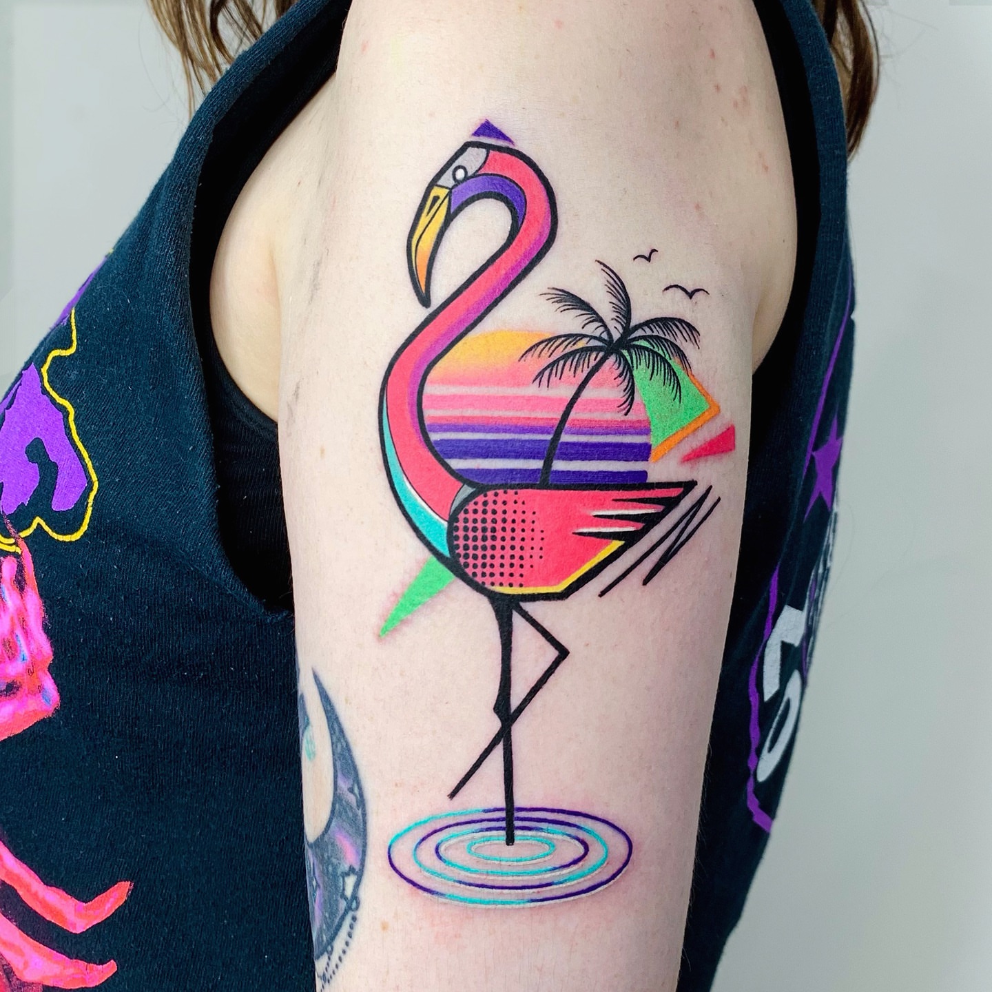 Tattoo by @hurjaesae — new_school, geometric