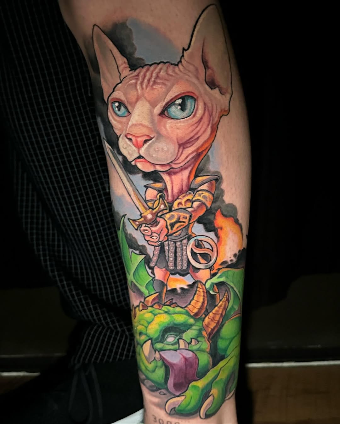 Tattoo by @shanebakertattoo — new_school, anime
