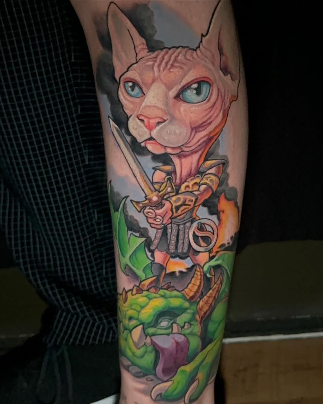 Tattoo by @shanebakertattoo — new_school
