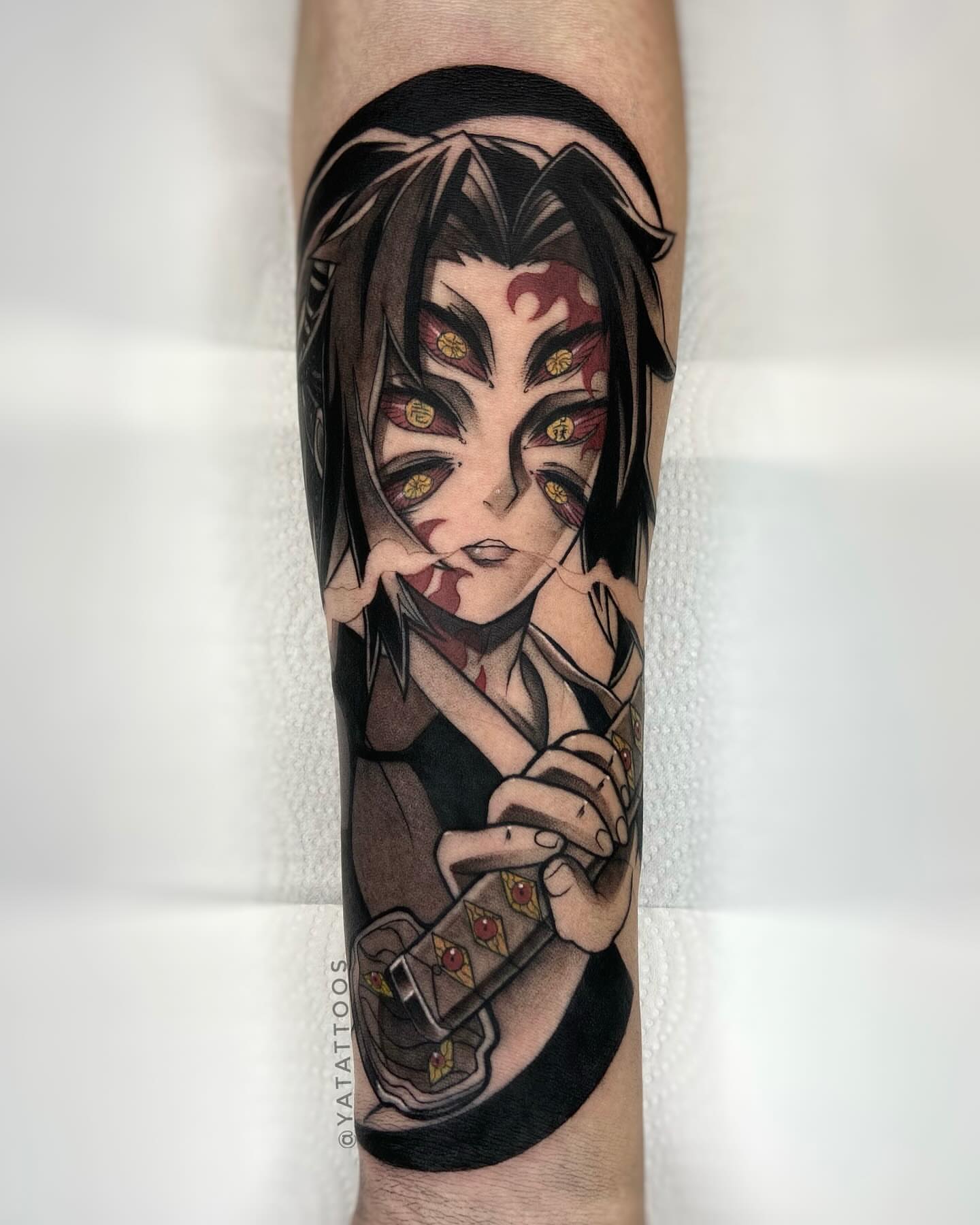 Tattoo by @yatattoos — anime, realism