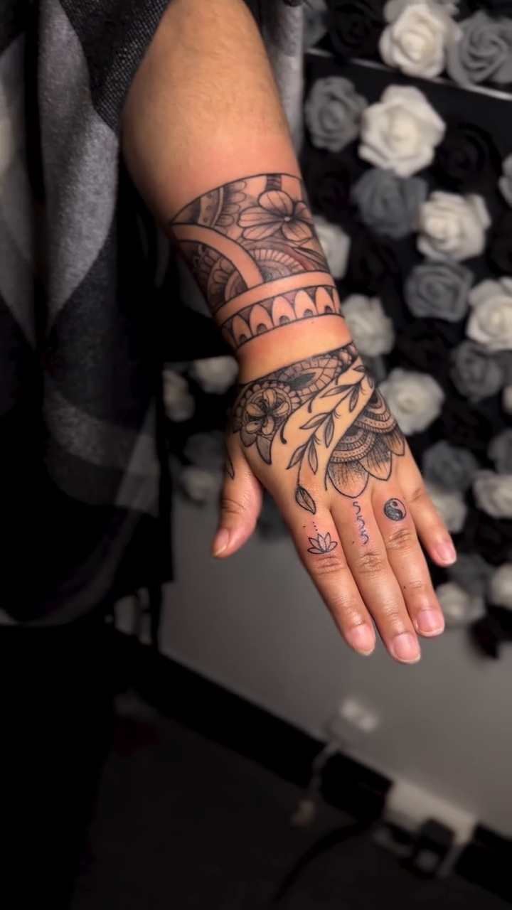 Mandala and geometric patterns geometric tattoo by 2realink - Tattoo Artist