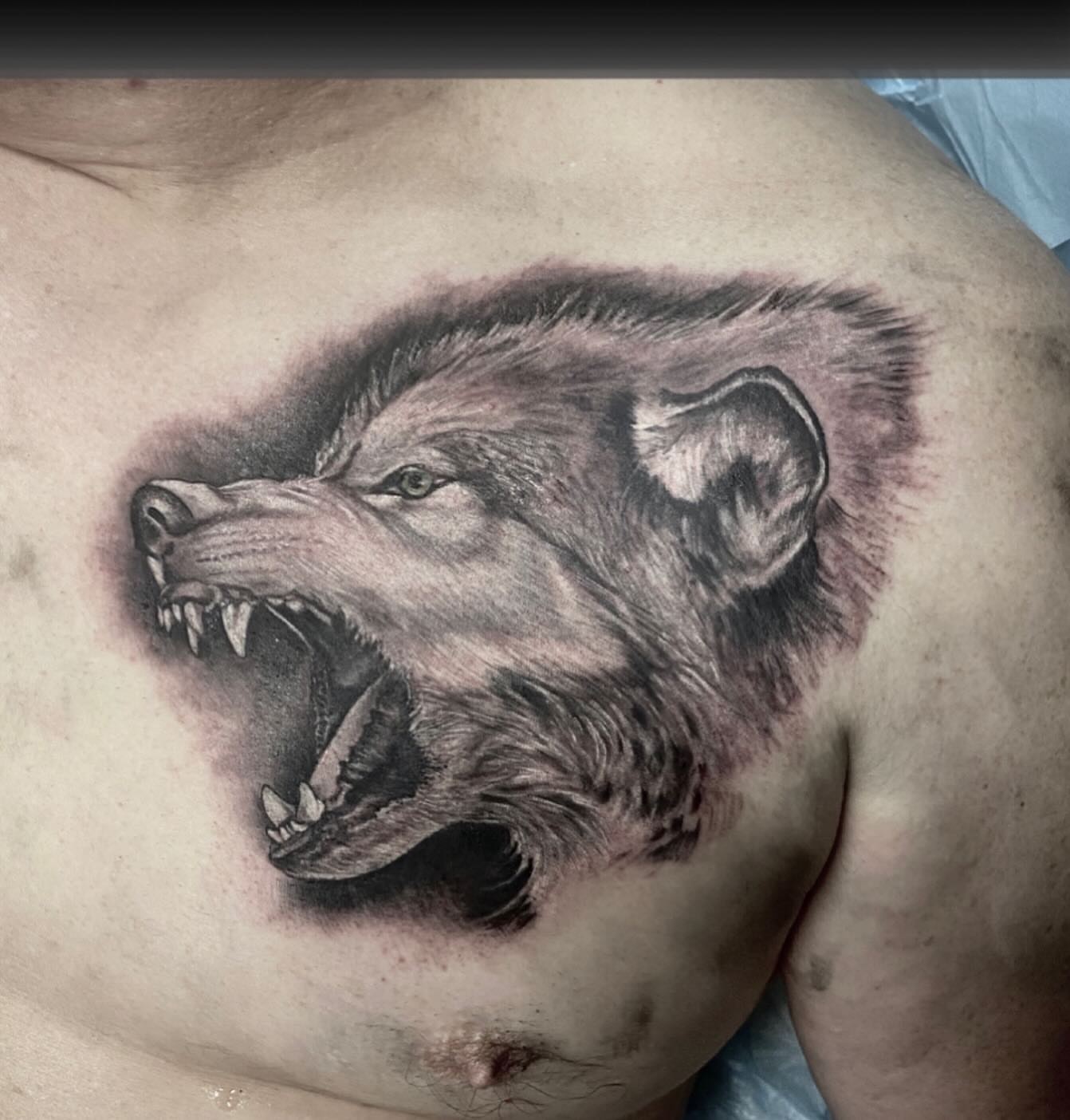 Tattoo by @lydiabruno13 — realism, black_and_grey