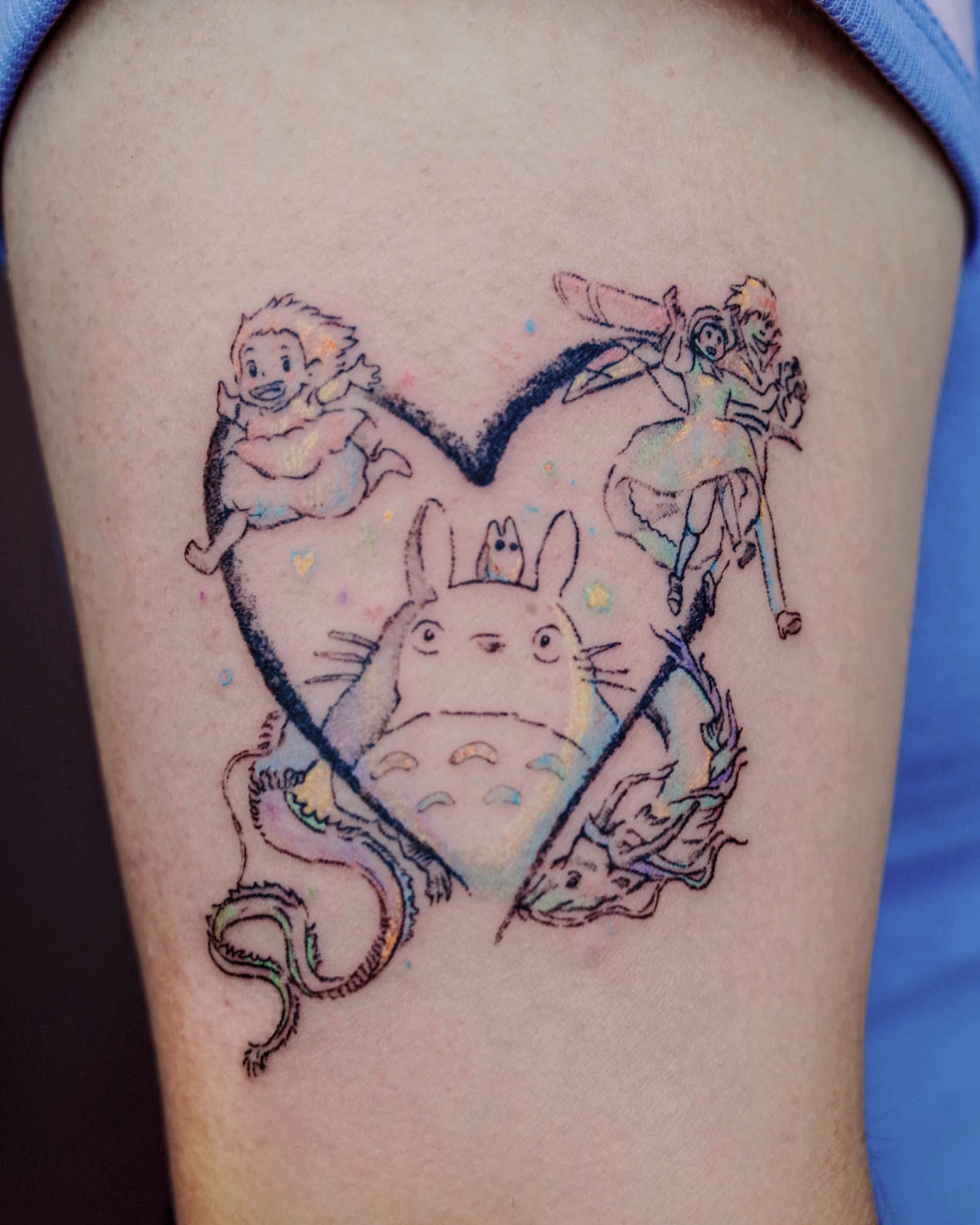 Tattoo by @qsltattoo — anime
