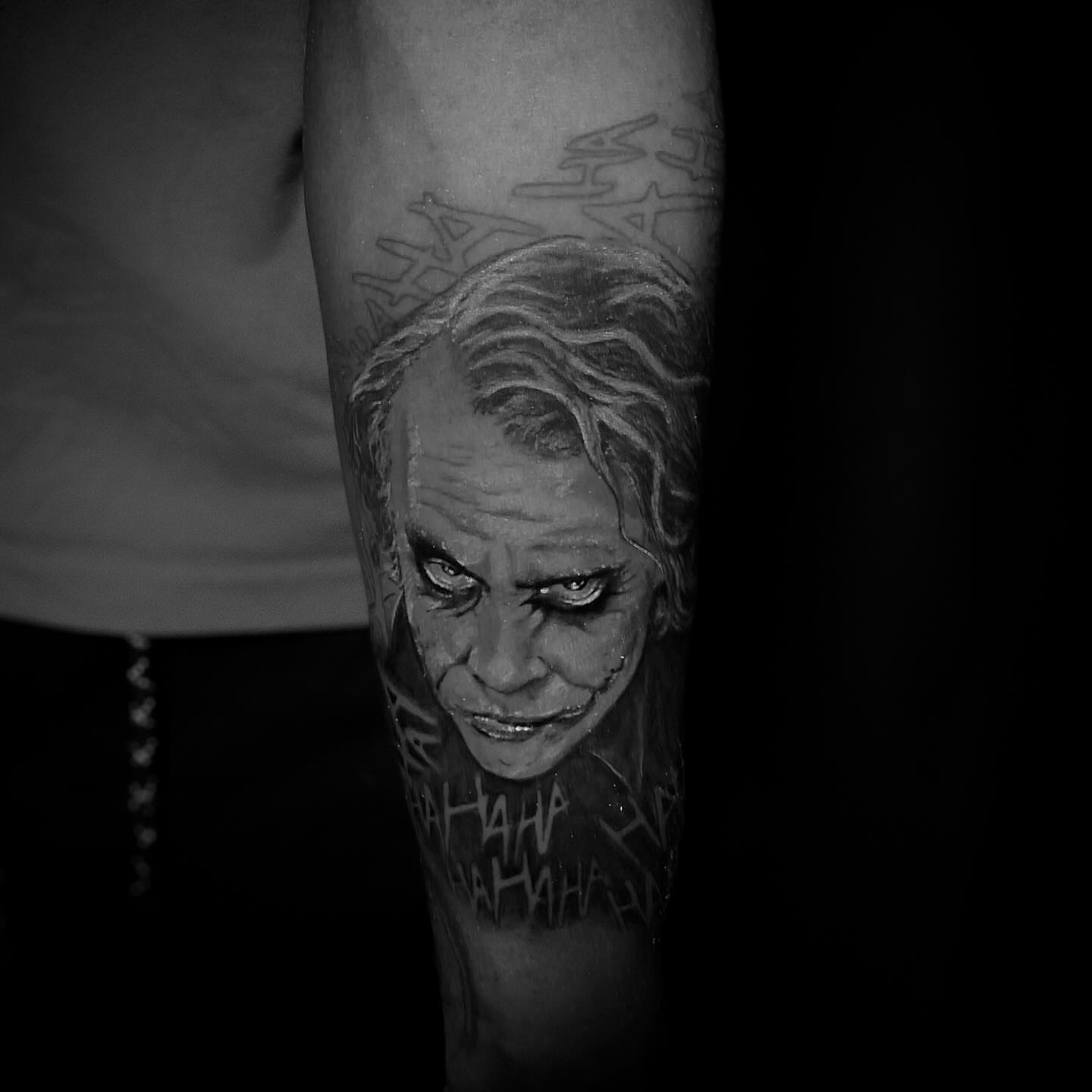Tattoo by @ghostbutchertattoos — black_and_grey, realism